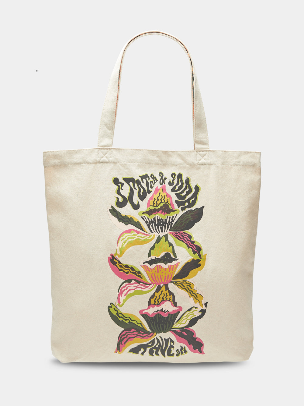 Canvas artwork tote bag - Scotch & Soda AU