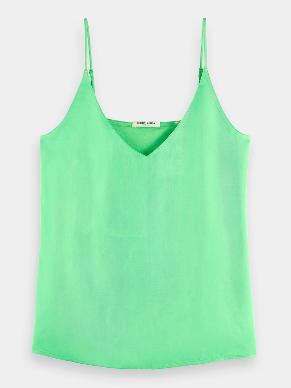 Jersey tank with woven front - Scotch & Soda AU