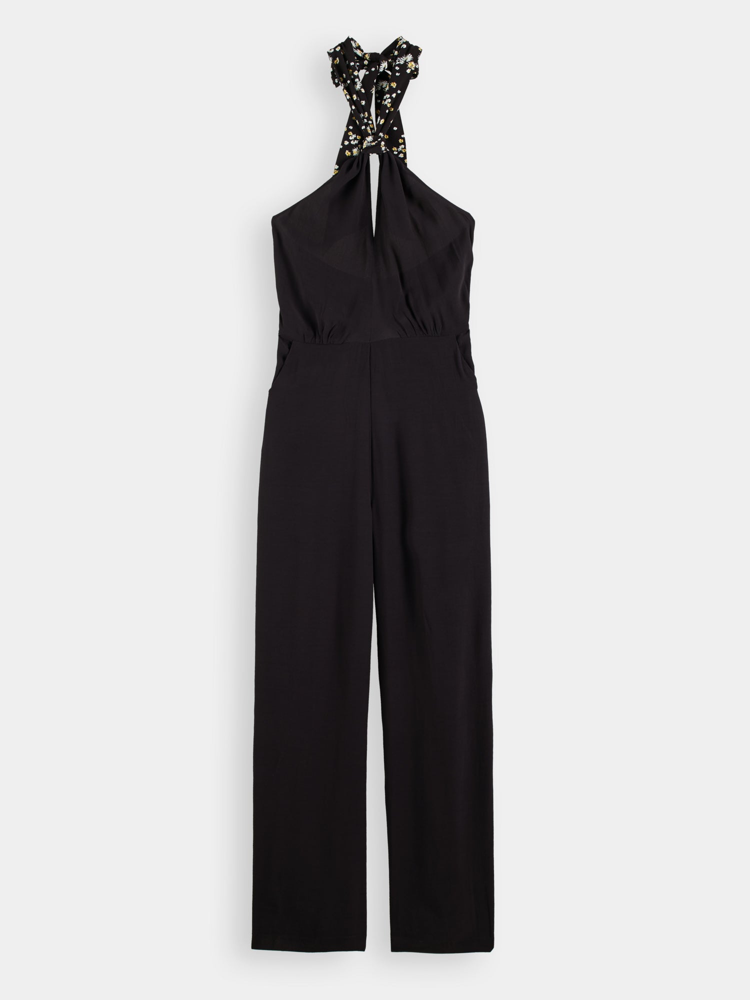 New! online Anthropologie Scotch and Soda Bow Halter Jumpsuit size XS