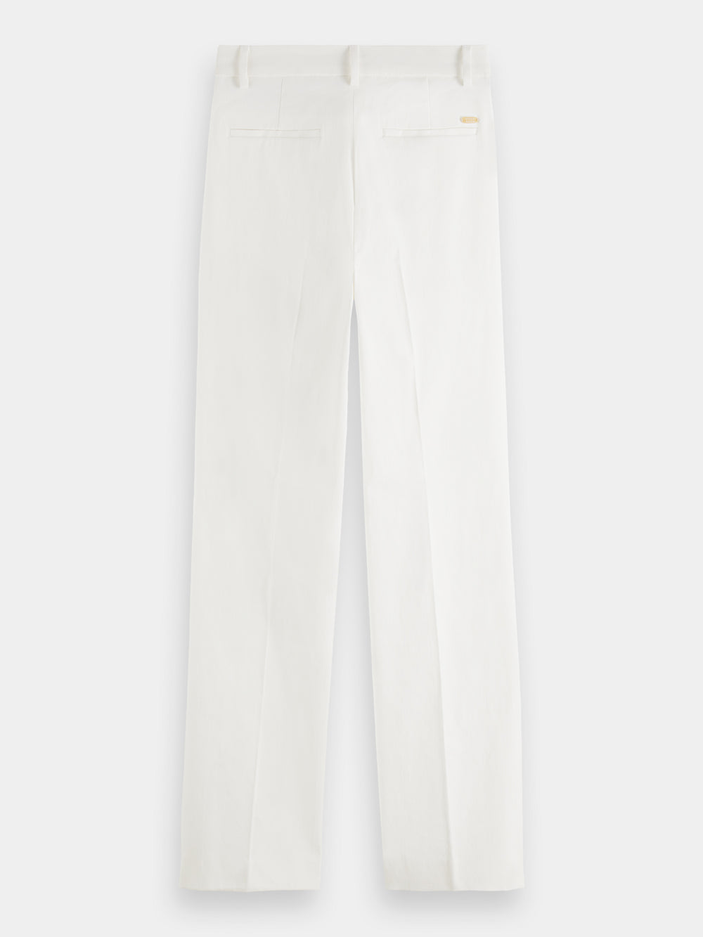 Edie high-rise wide-leg linen summer pants - Scotch & Soda AU