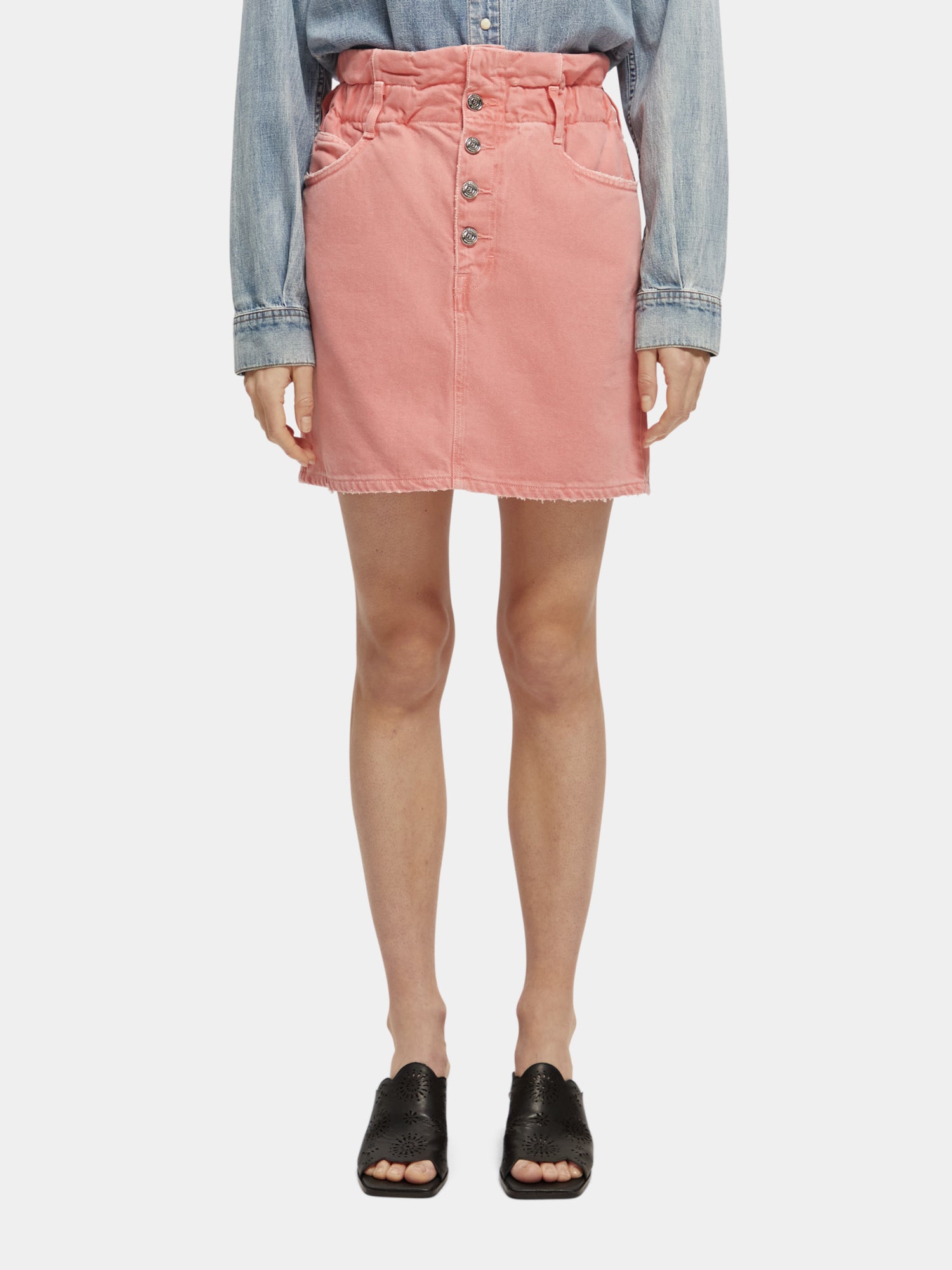 Break garment-dyed mini skirt – Scotch & Soda AU