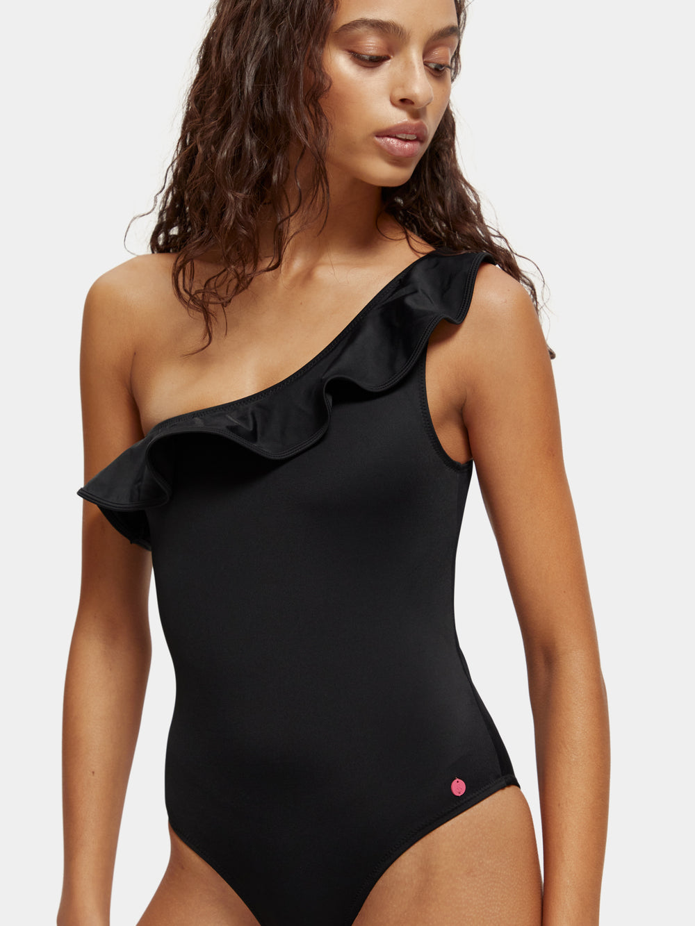 One shoulder ruffle swimsuit - Scotch & Soda AU