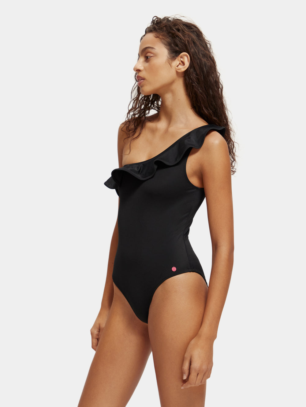 One shoulder ruffle swimsuit - Scotch & Soda AU