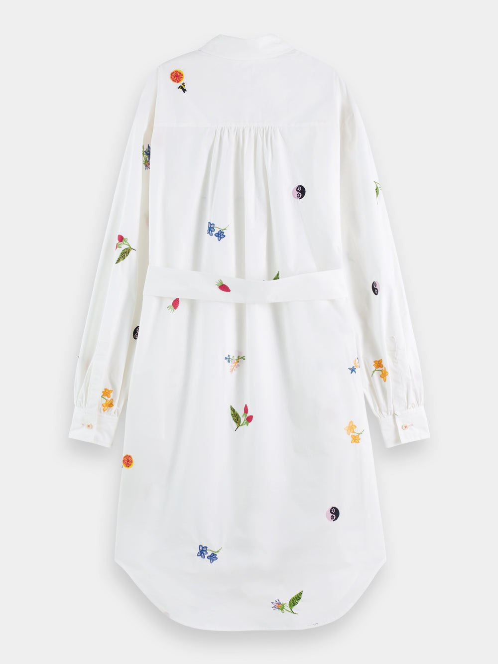 Embroidered shirt mini dress - Scotch & Soda AU