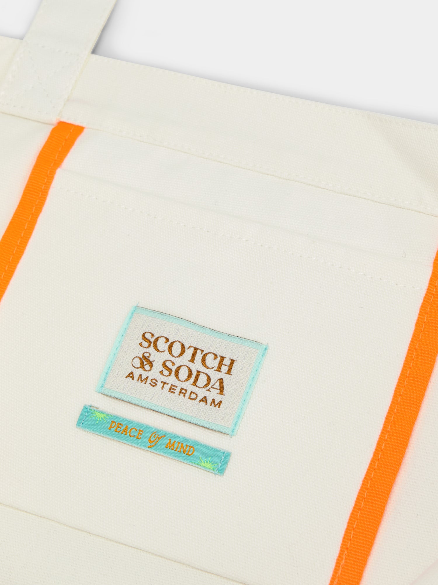 Canvas artwork tote bag - Scotch & Soda AU