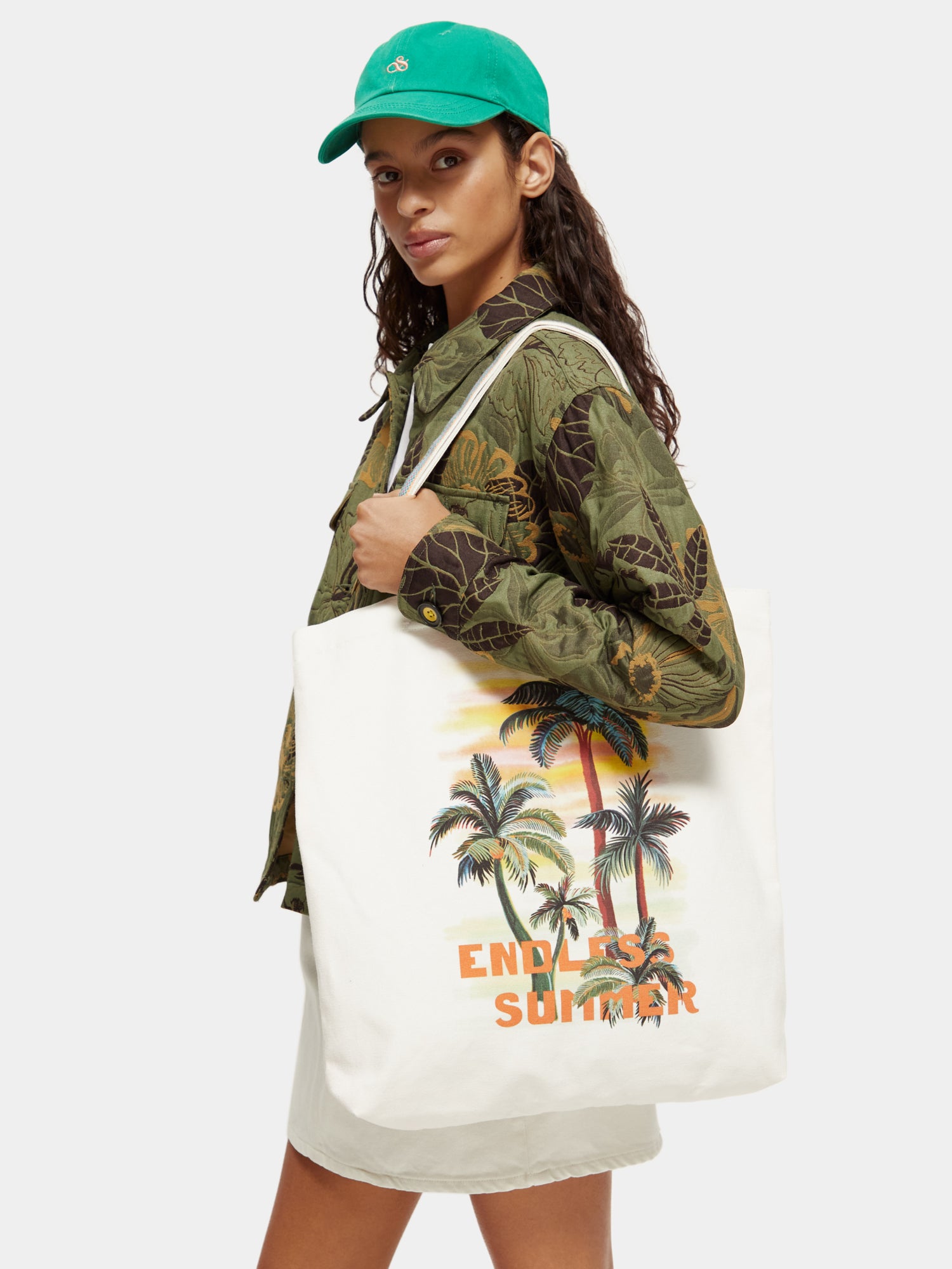 Canvas artwork tote bag - Scotch & Soda AU
