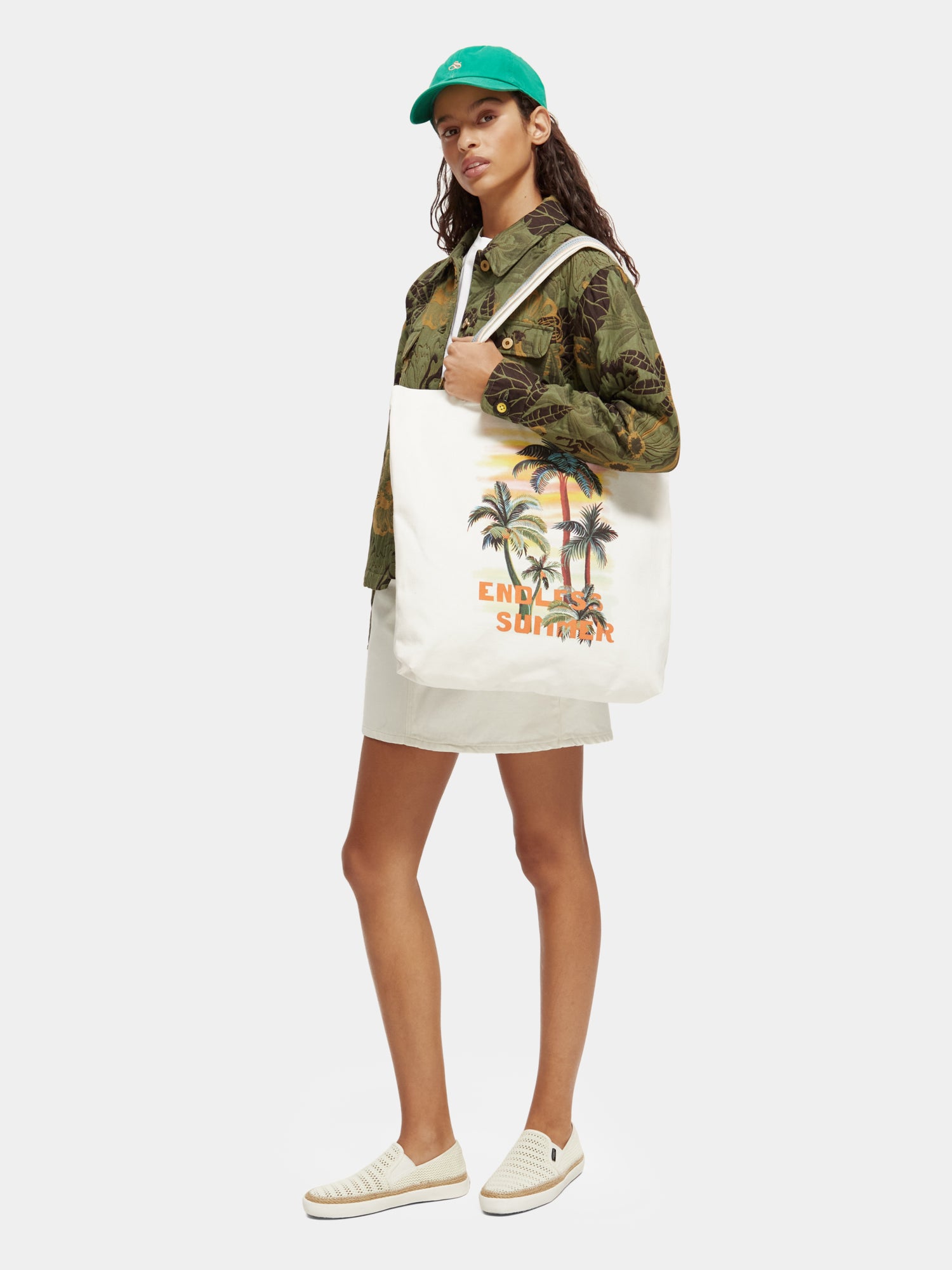 Canvas artwork tote bag - Scotch & Soda AU