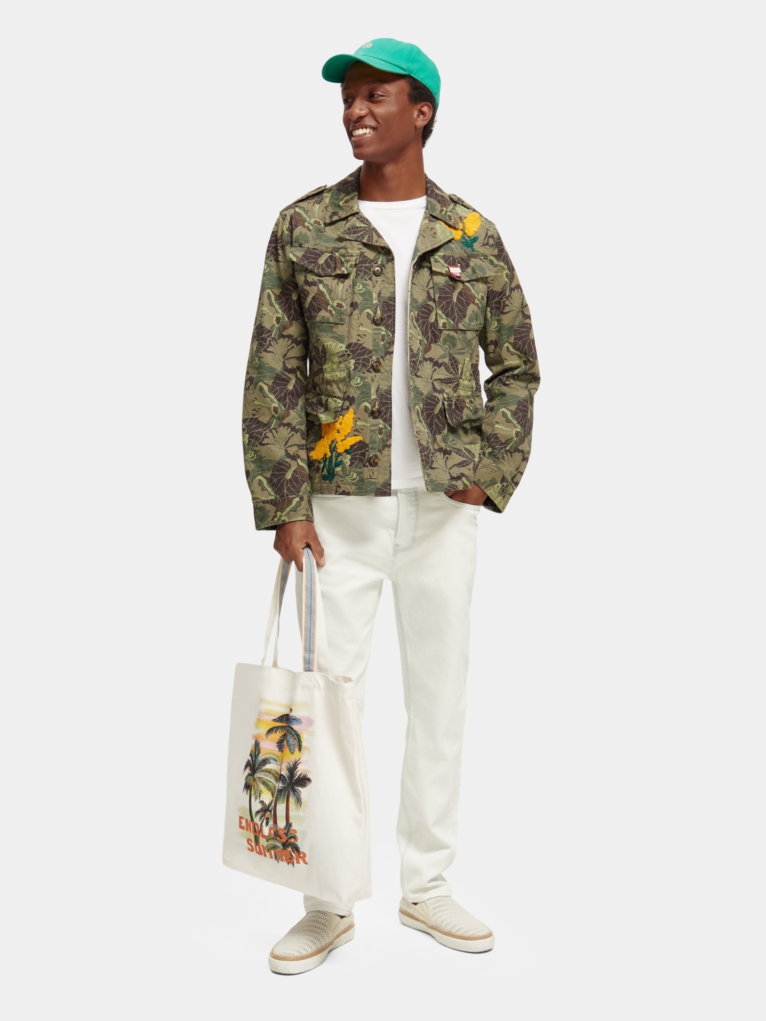 Canvas artwork tote bag - Scotch & Soda AU