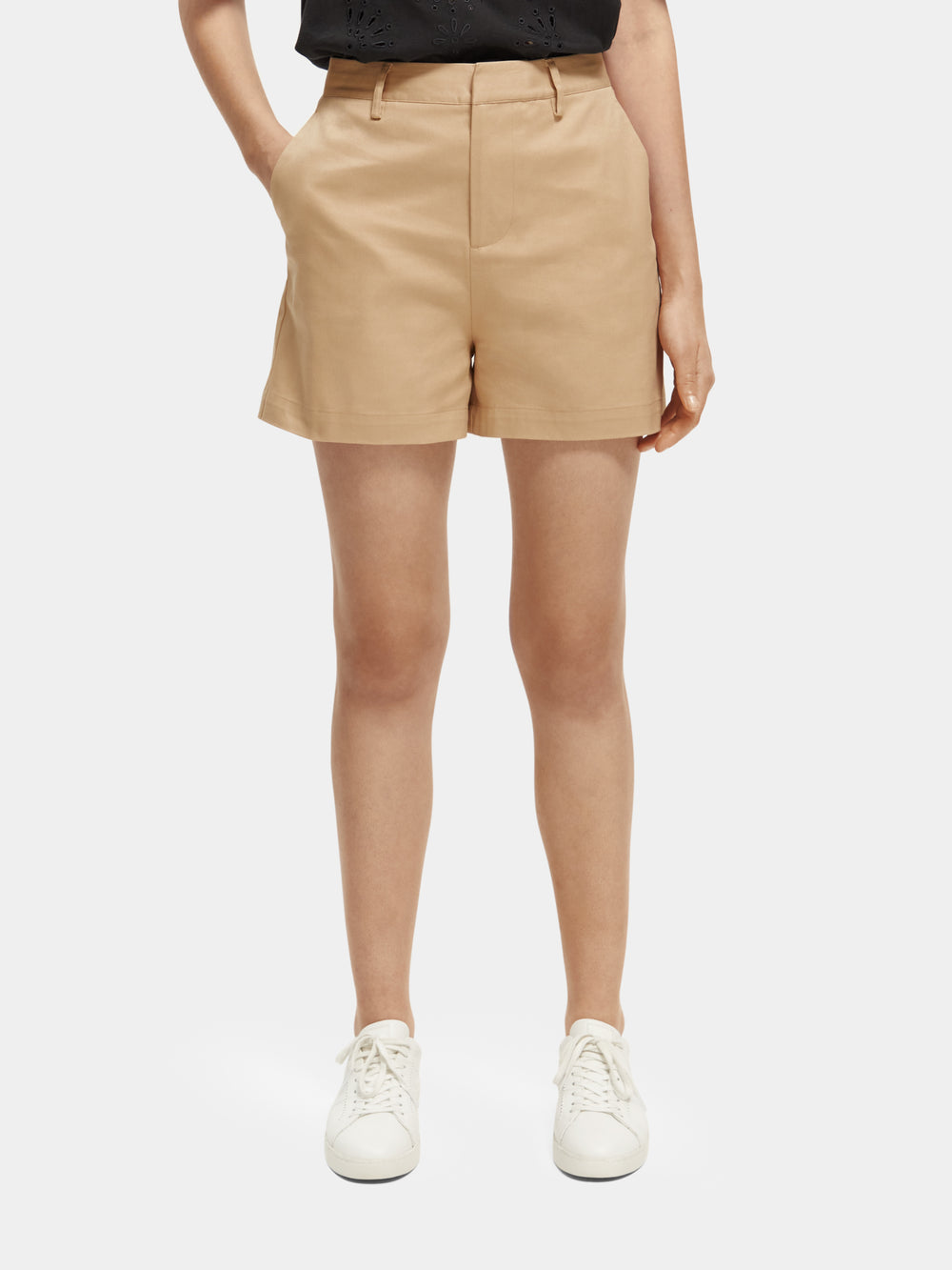 High-rise chino shorts – Scotch & Soda AU