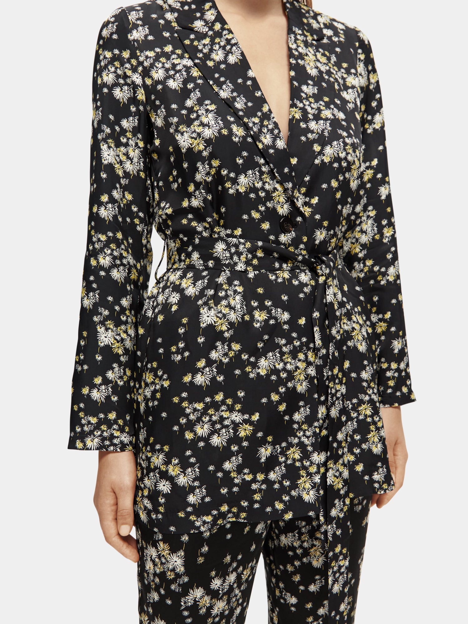Printed drapey blazer - Scotch & Soda AU