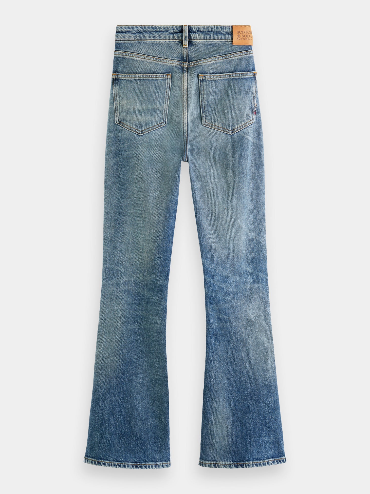 The Charm high-rise classic flared jeans - Scotch & Soda AU