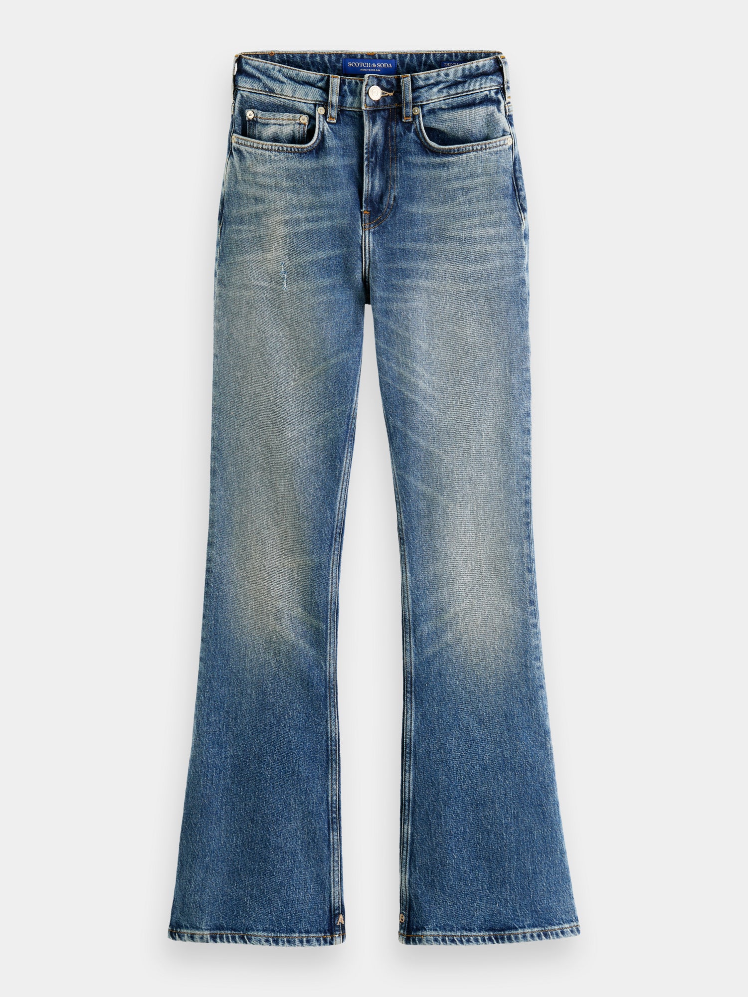 The Charm high-rise classic flared jeans - Scotch & Soda AU