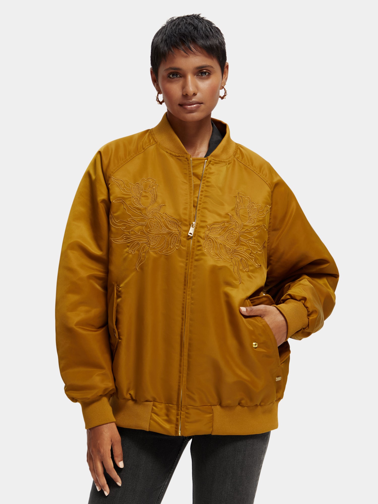 DMTL Oversized Bomber Jacket - Boro | Garmentory