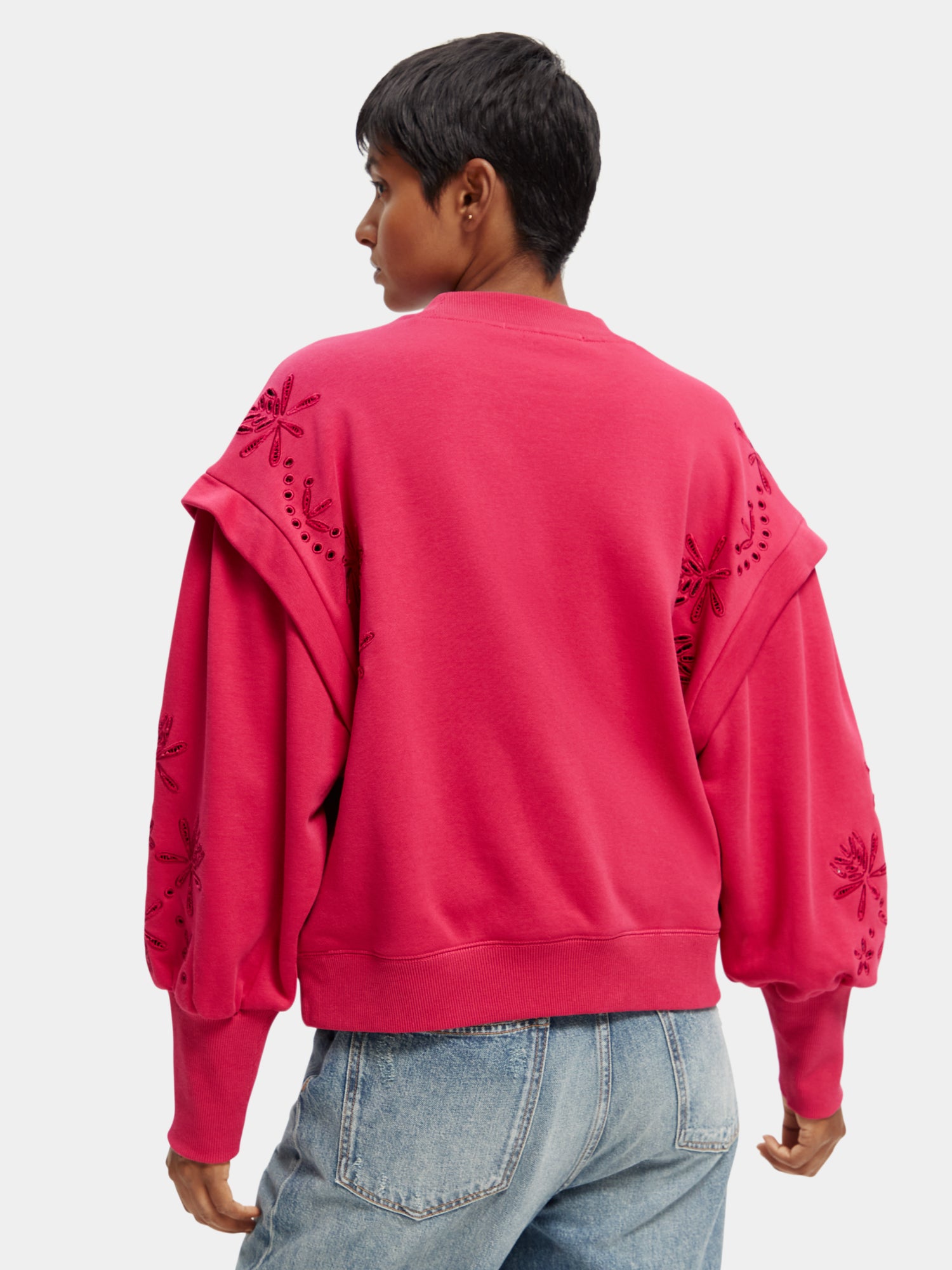 Sweatshirt with hotsell puffy sleeves