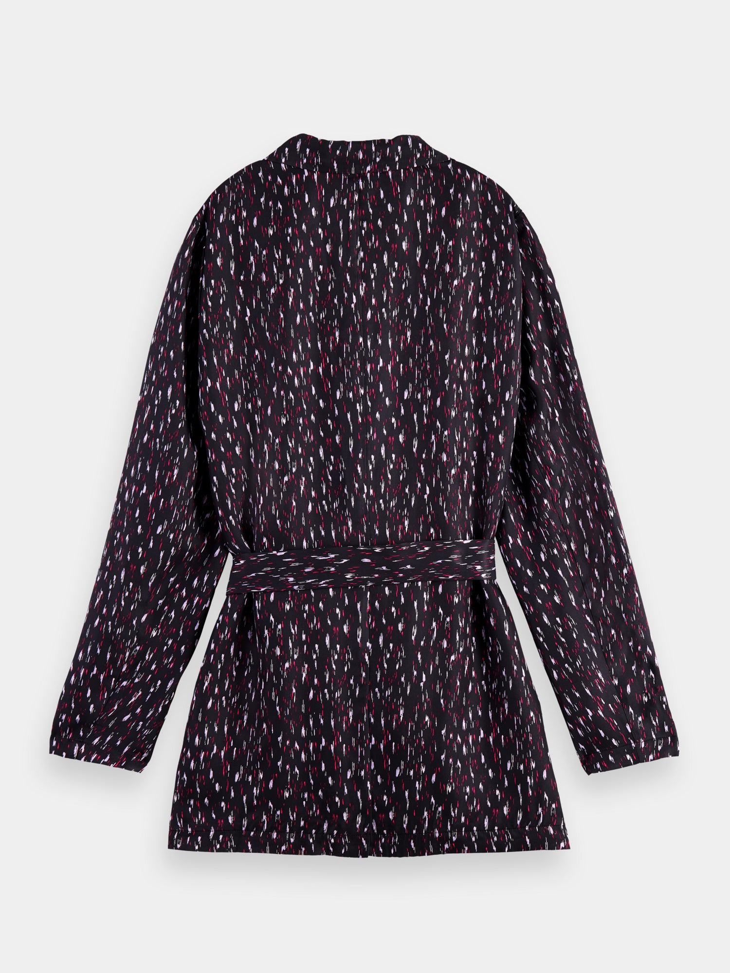 Lightweight printed belted blazer - Scotch & Soda AU