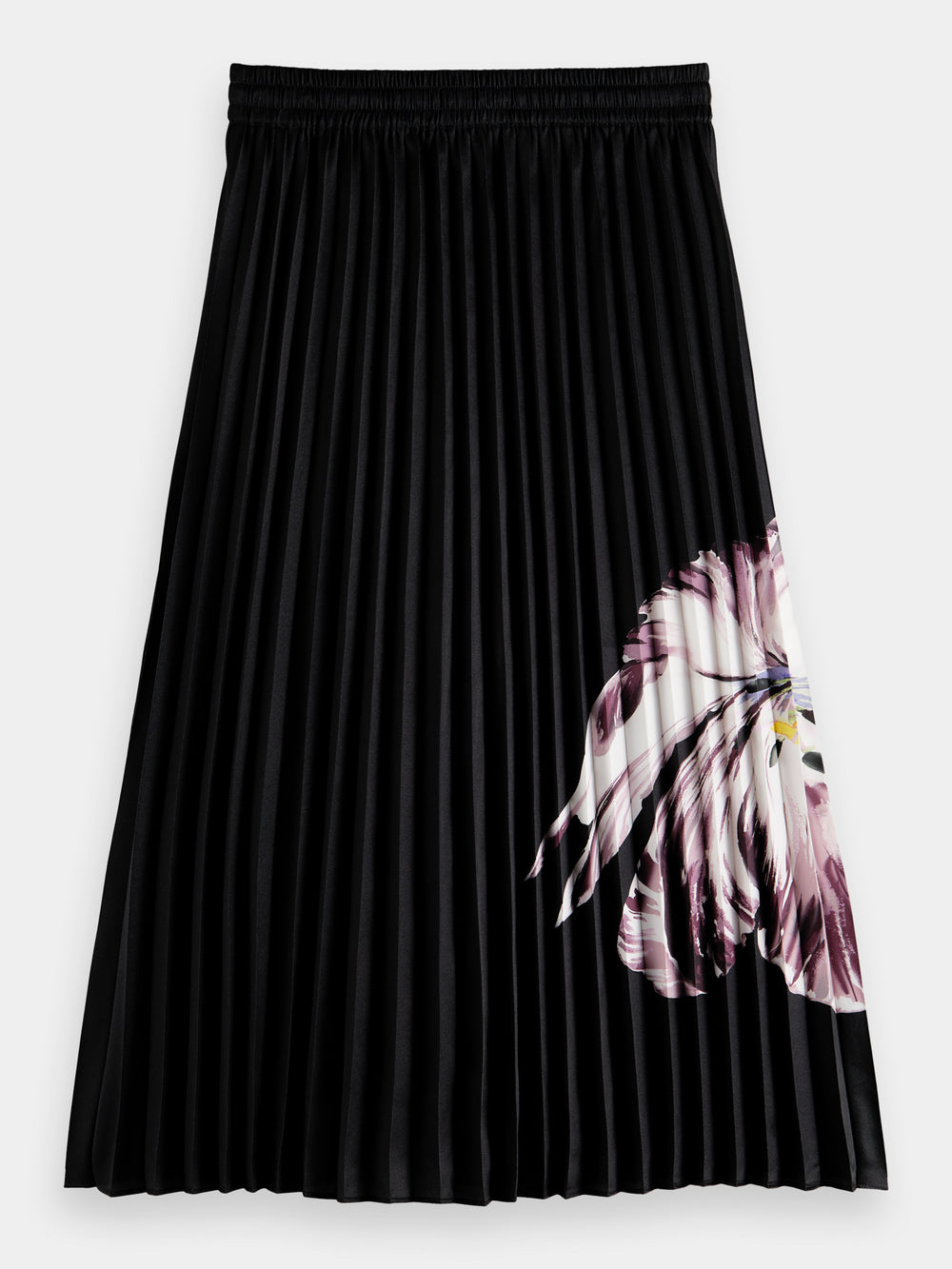 Printed pleated midi skirt - Scotch & Soda AU