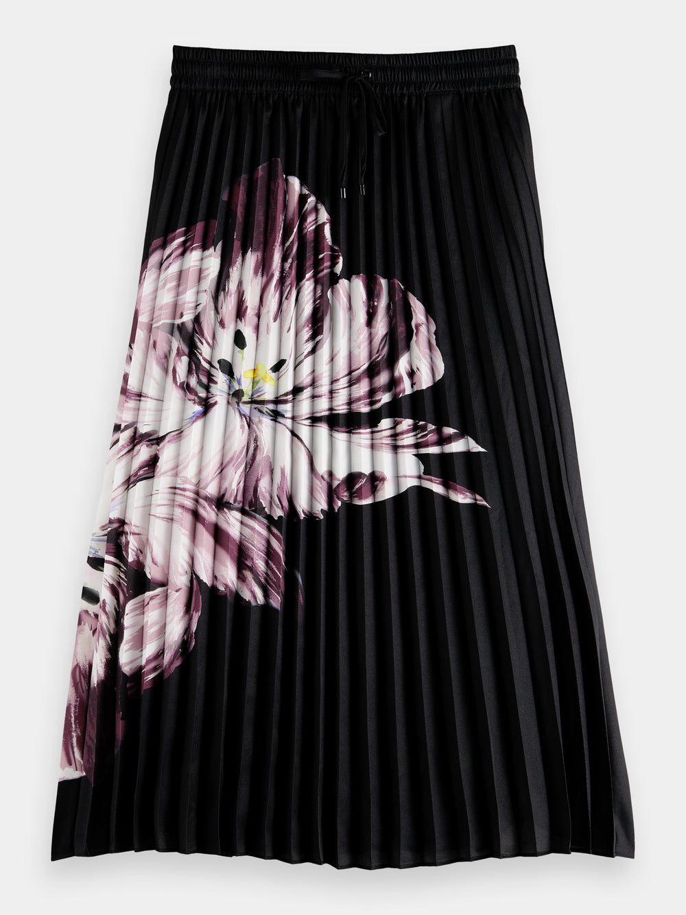 Printed pleated midi skirt - Scotch & Soda AU