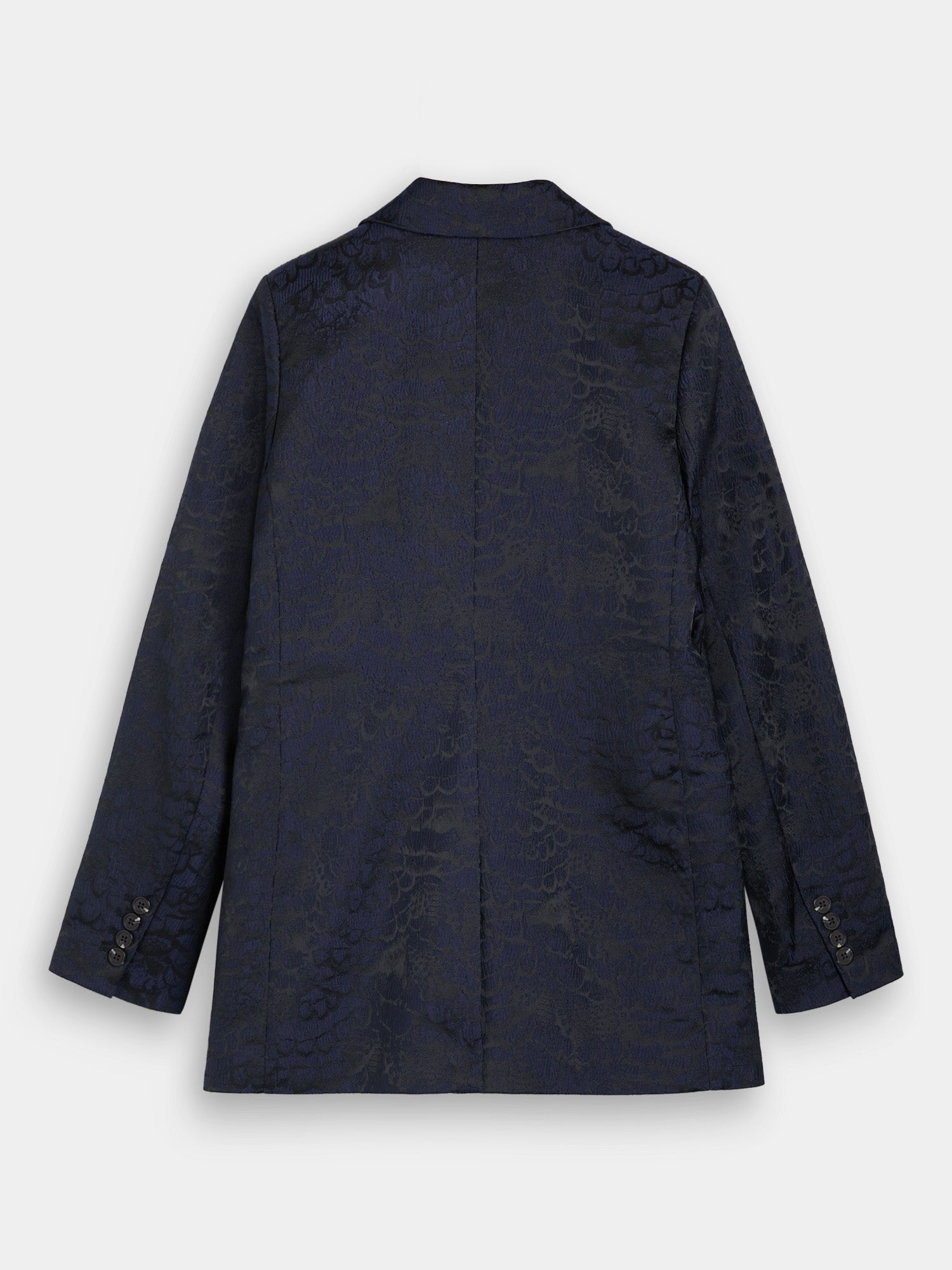 Single-breasted jacquard blazer - Scotch & Soda AU