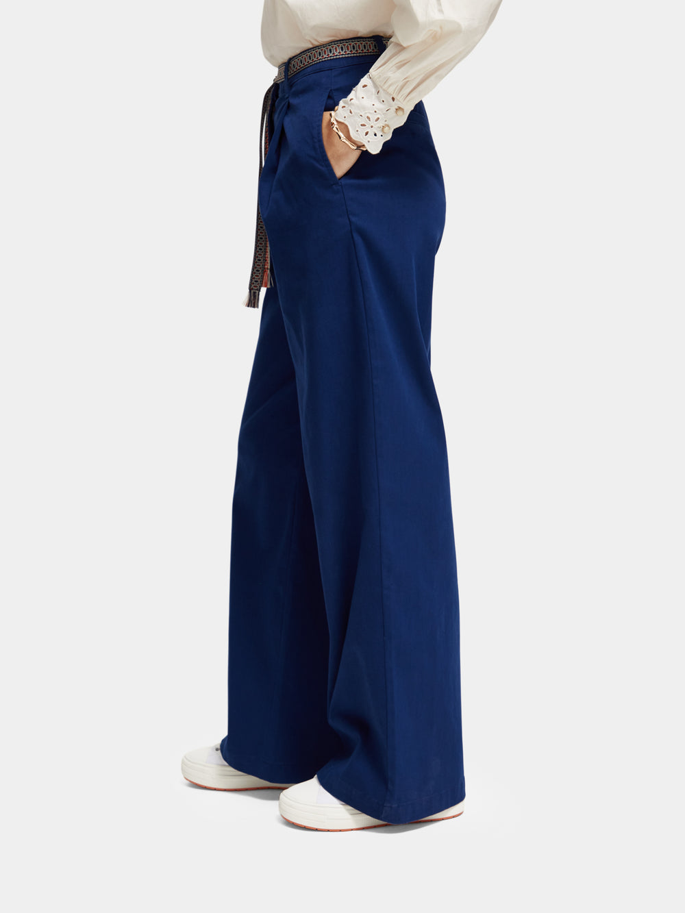 Rose high-rise wide-leg pants - Scotch & Soda AU