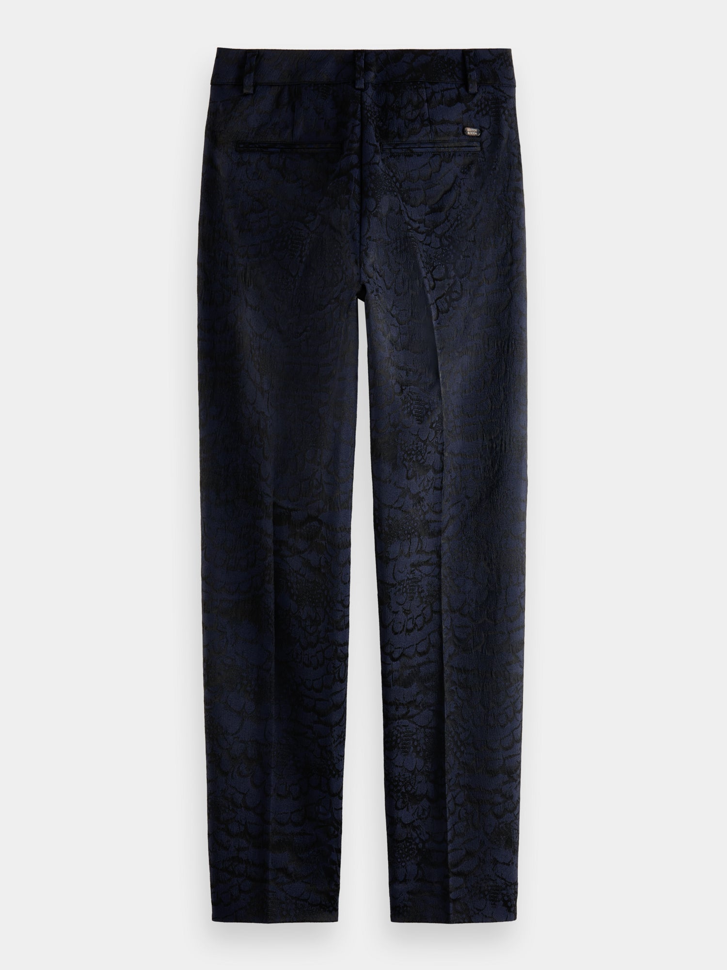 Lowry mid-rise slim-fit jacquard pants - Scotch & Soda AU