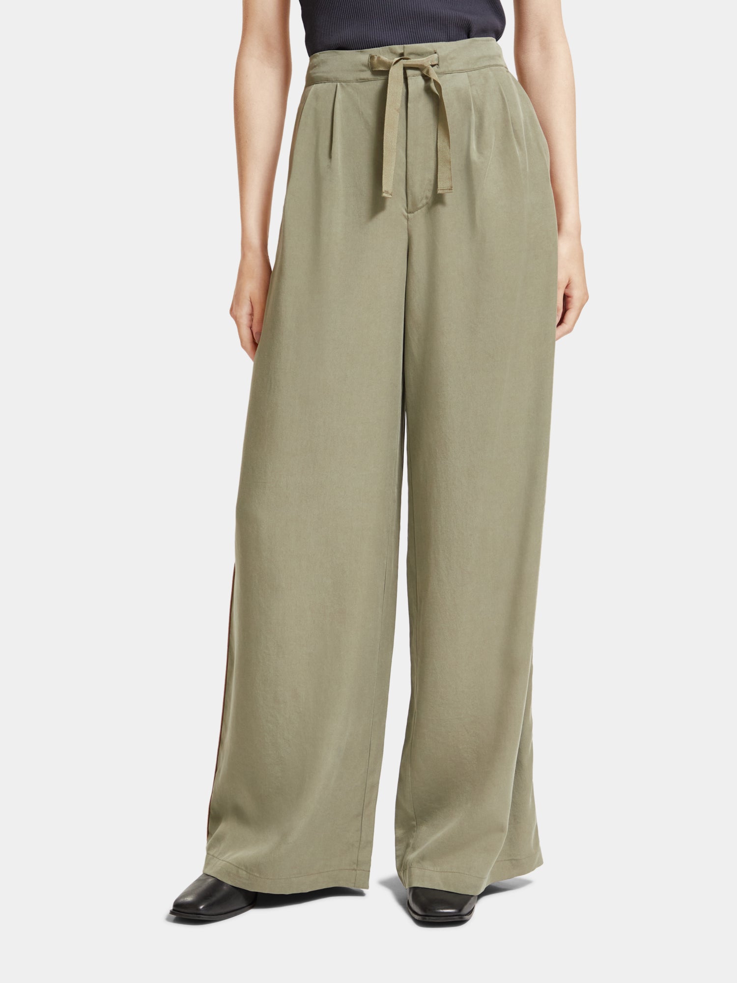 Eleni high rise wide leg pants Scotch Soda AU