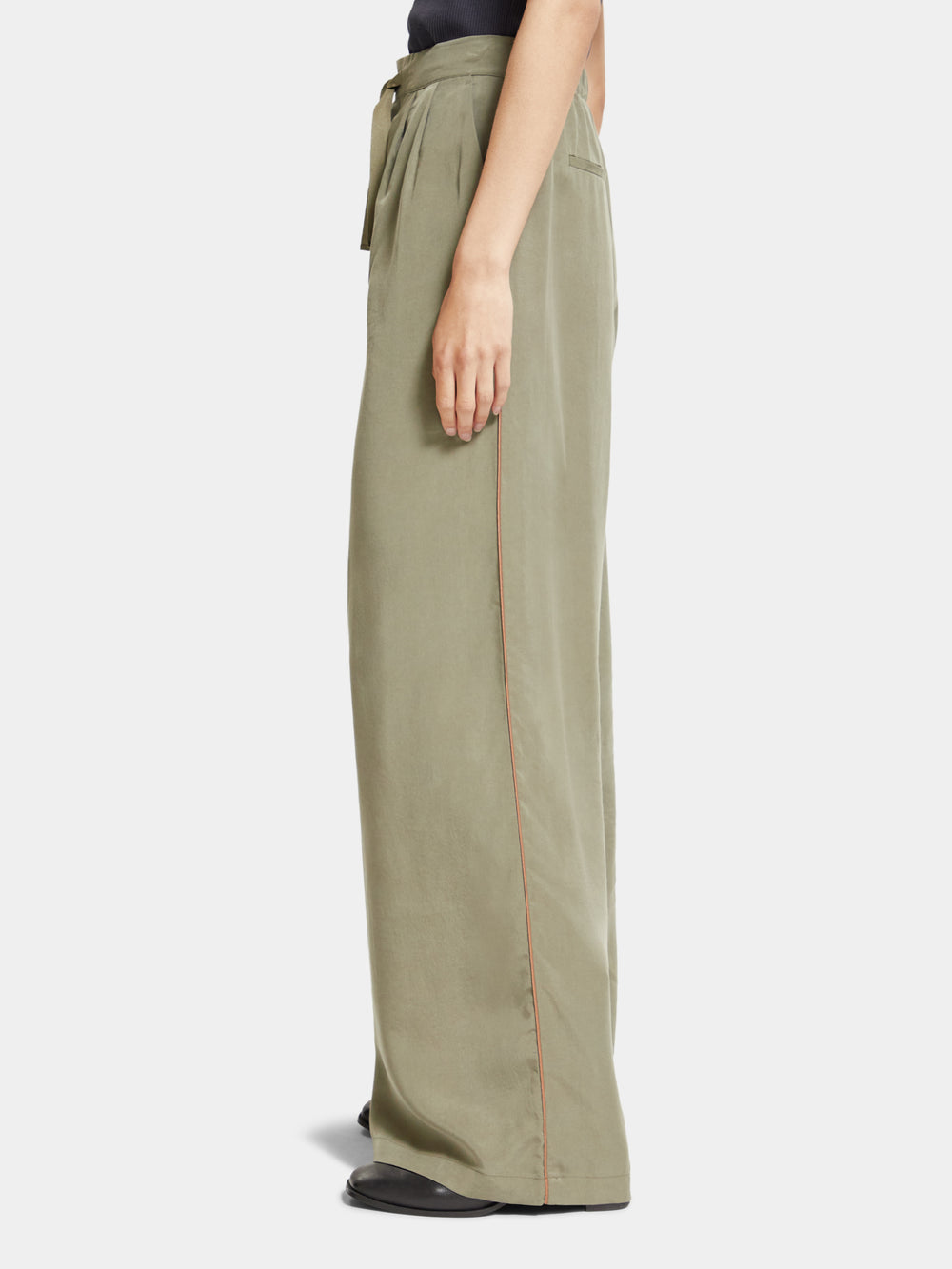 Eleni high-rise wide-leg pants - Scotch & Soda AU