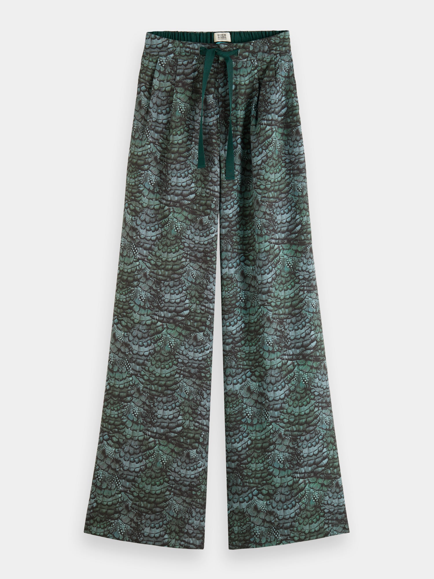 Eleni high-rise wide-leg pants - Scotch & Soda AU