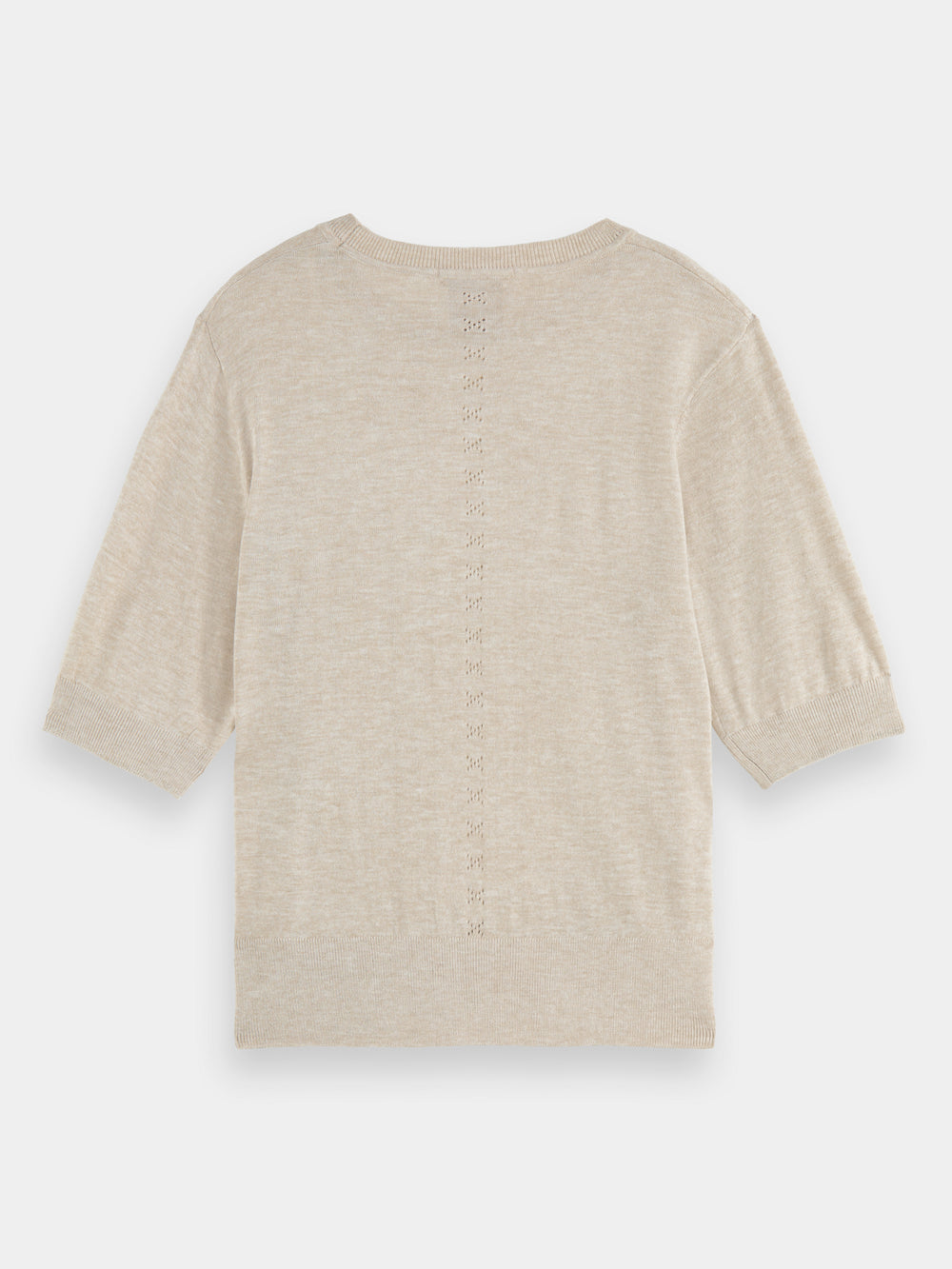 Short sleeved crewneck sweater – Scotch & Soda AU
