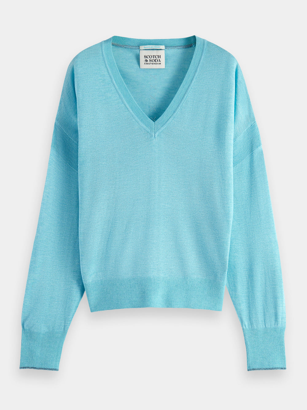Relaxed-fit v-neck sweater - Scotch & Soda AU