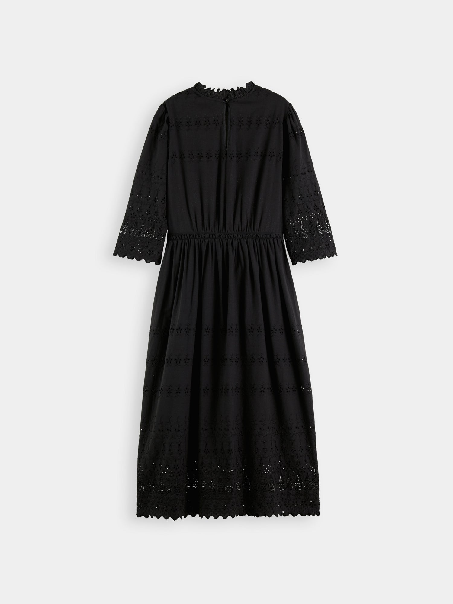 Broderie anglaise midi dress