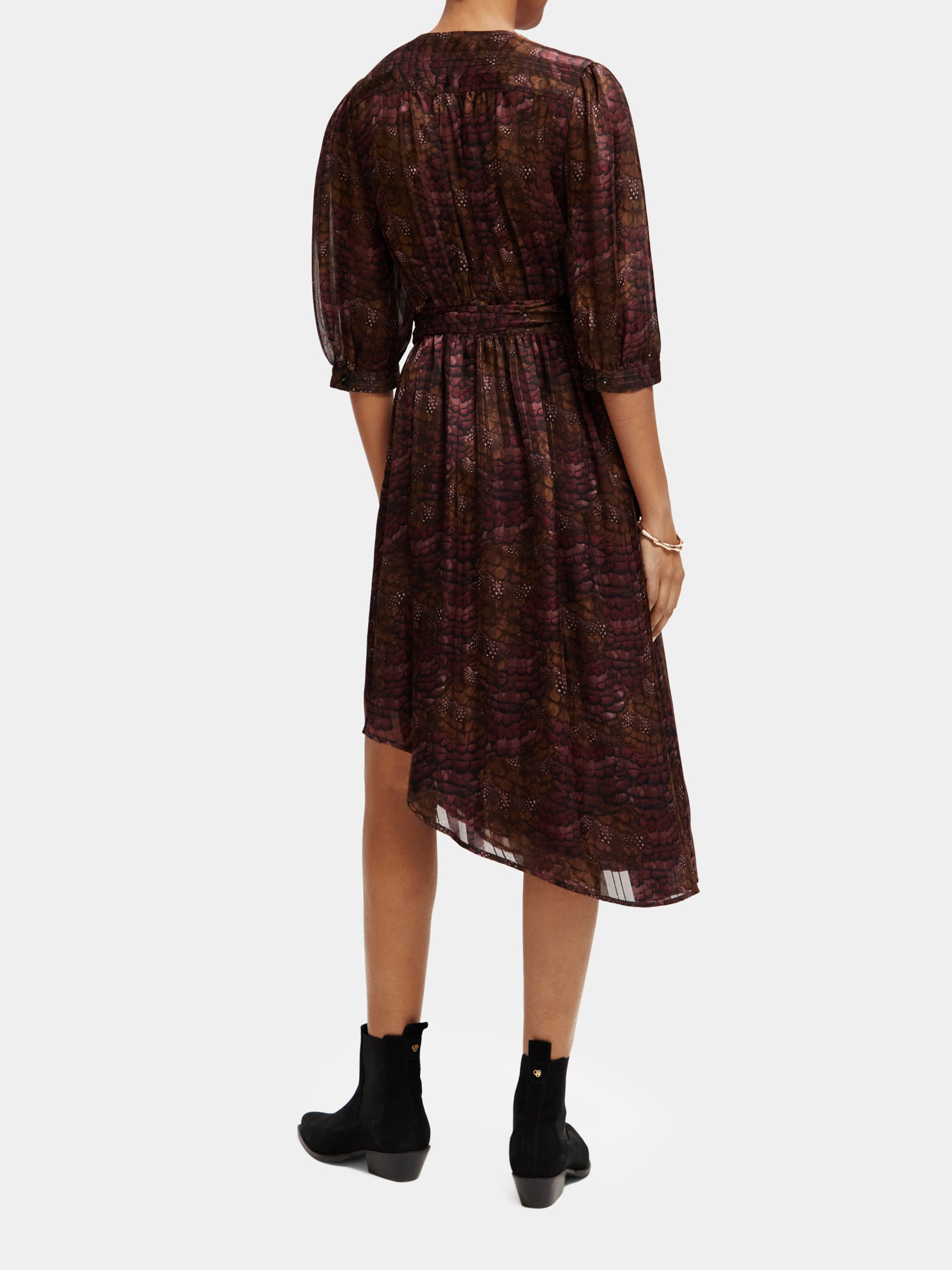 V-neck midi dress - Scotch & Soda AU