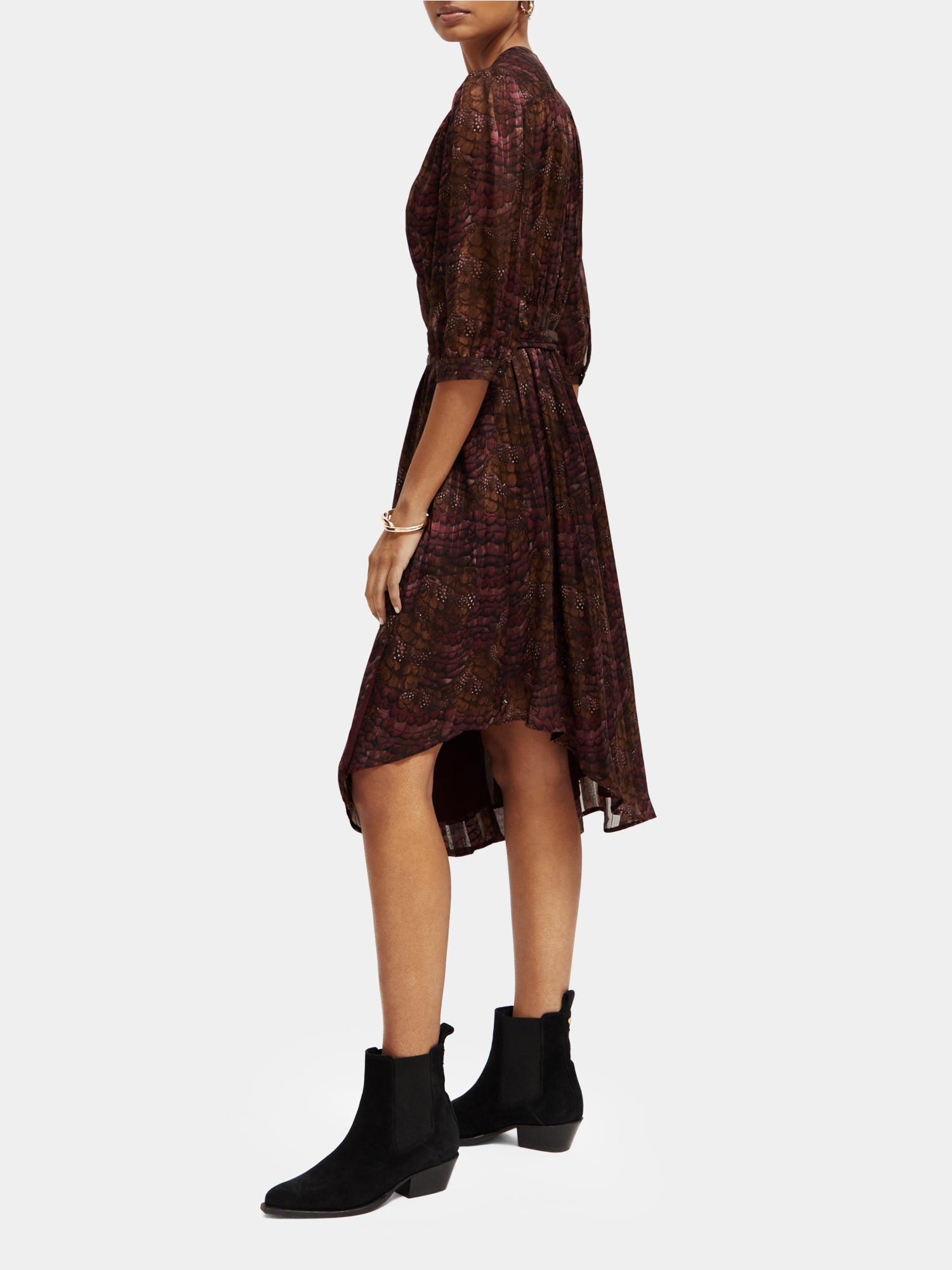 V-neck midi dress - Scotch & Soda AU