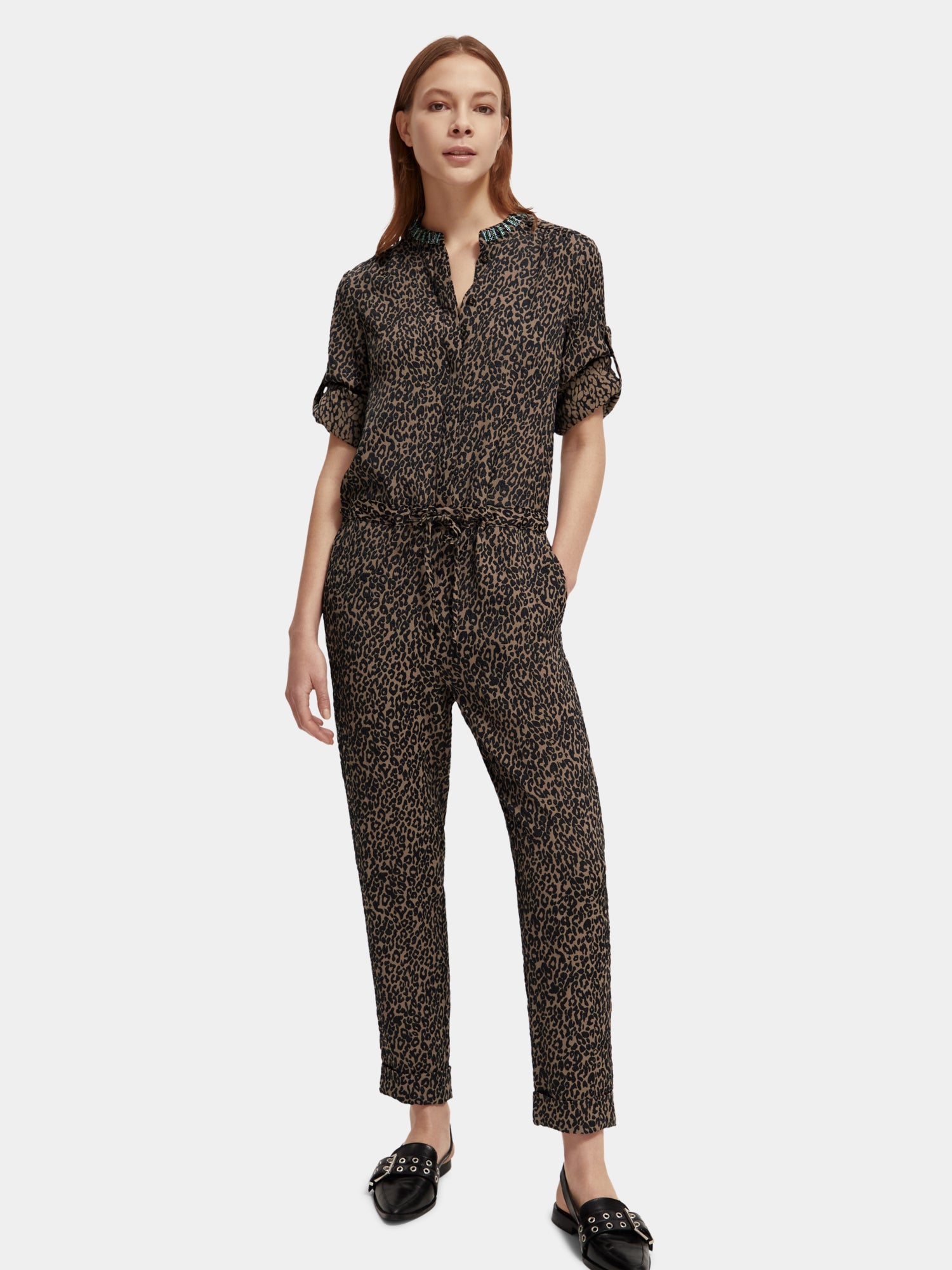 Jacquard jumpsuit - Scotch & Soda AU