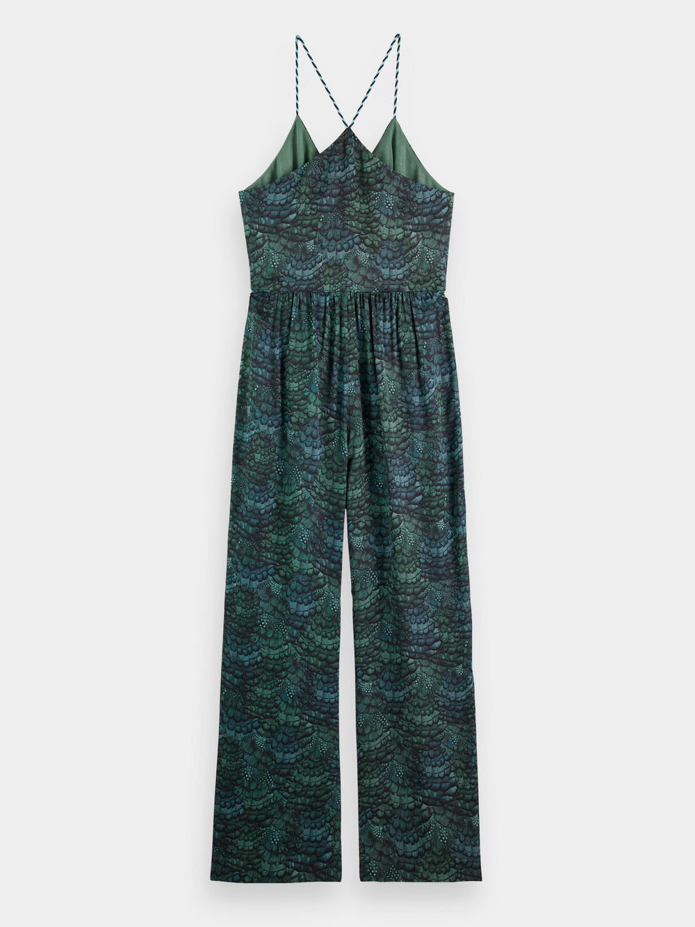 Lightweight v-neck racerback jumpsuit - Scotch & Soda AU