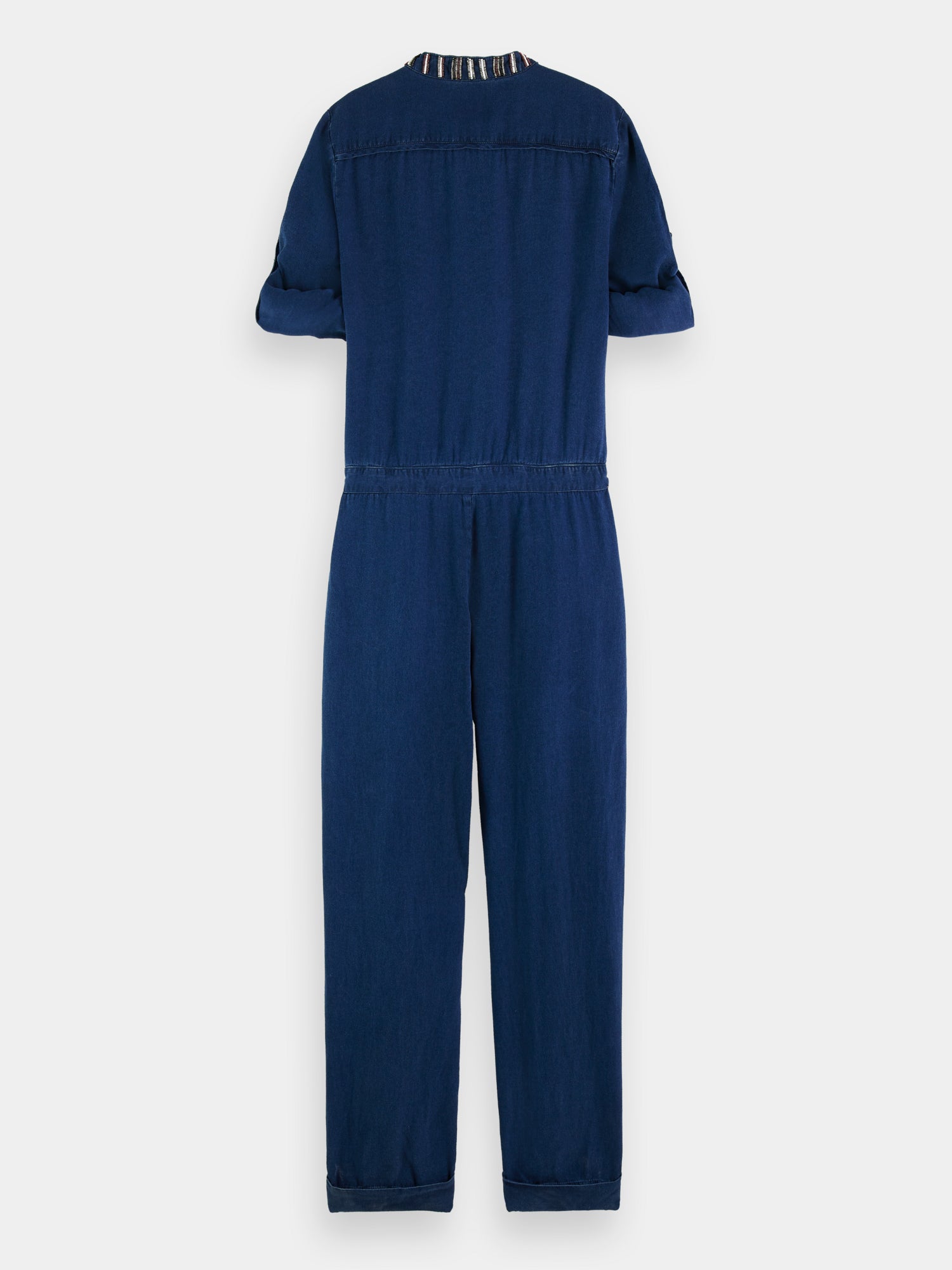 Beaded indigo jumpsuit - Scotch & Soda AU