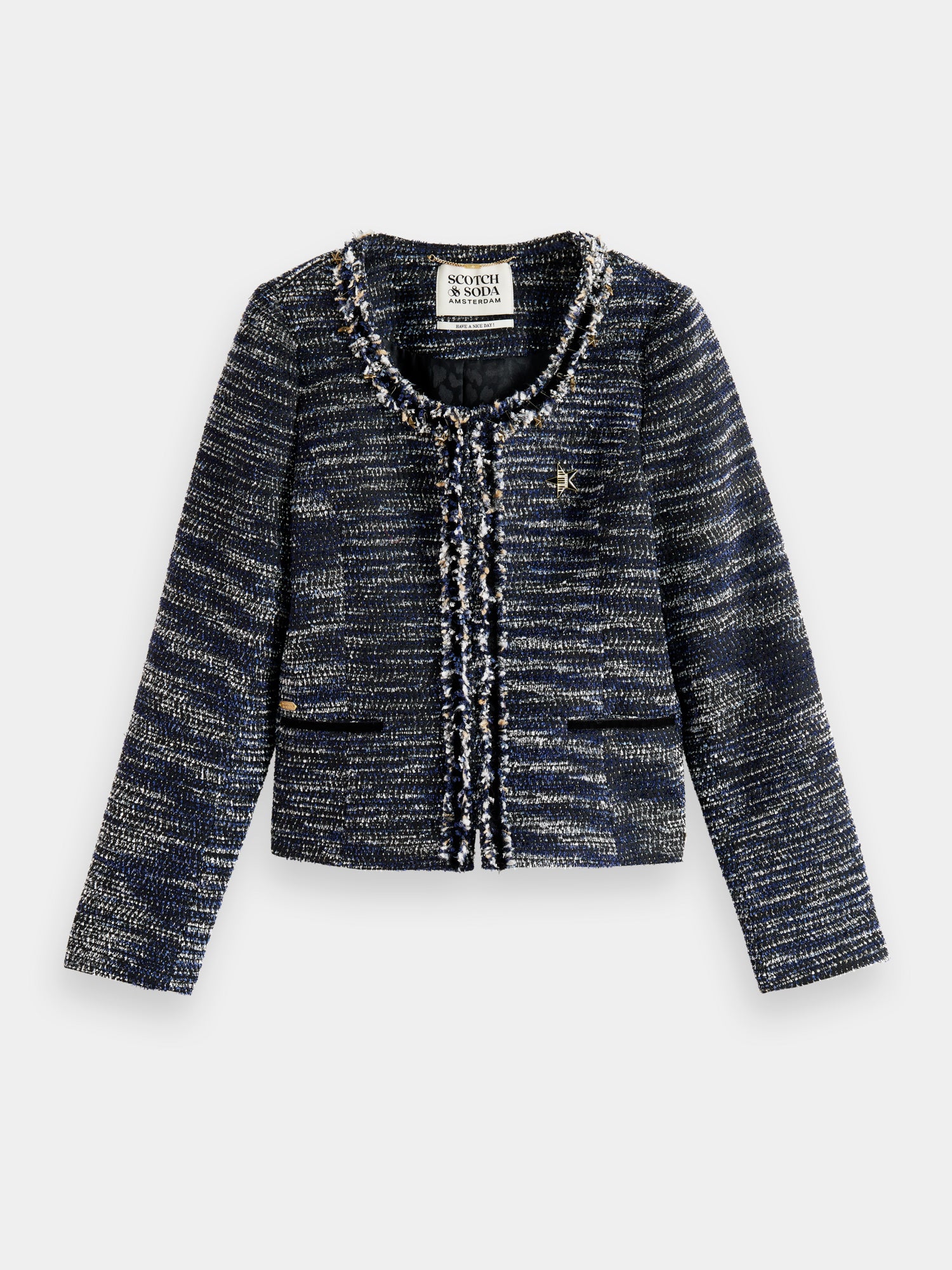 Tweed blazer - Scotch & Soda AU