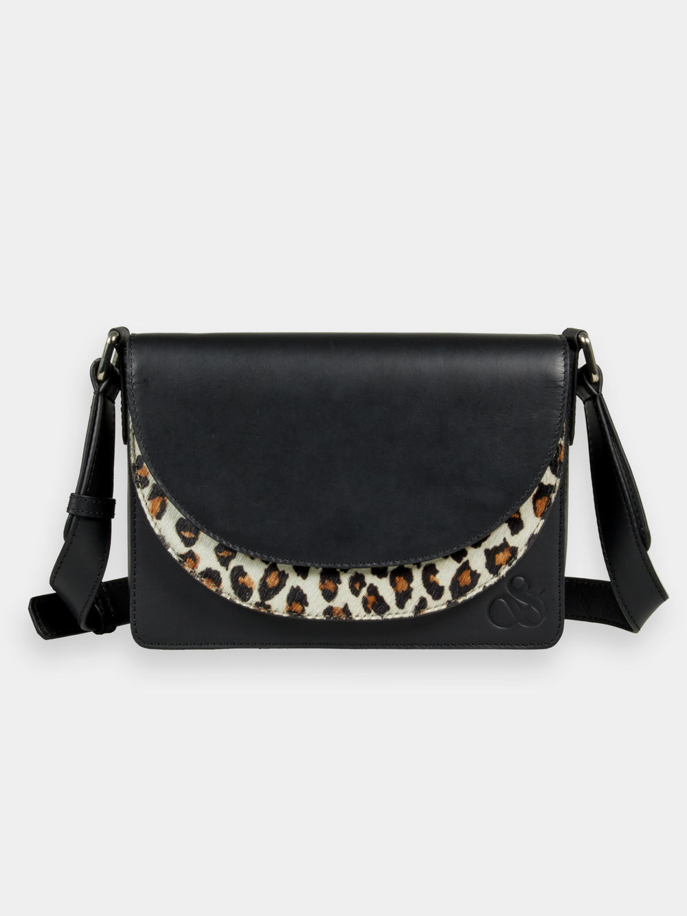 Midi double flap crossbody bag - Scotch & Soda AU