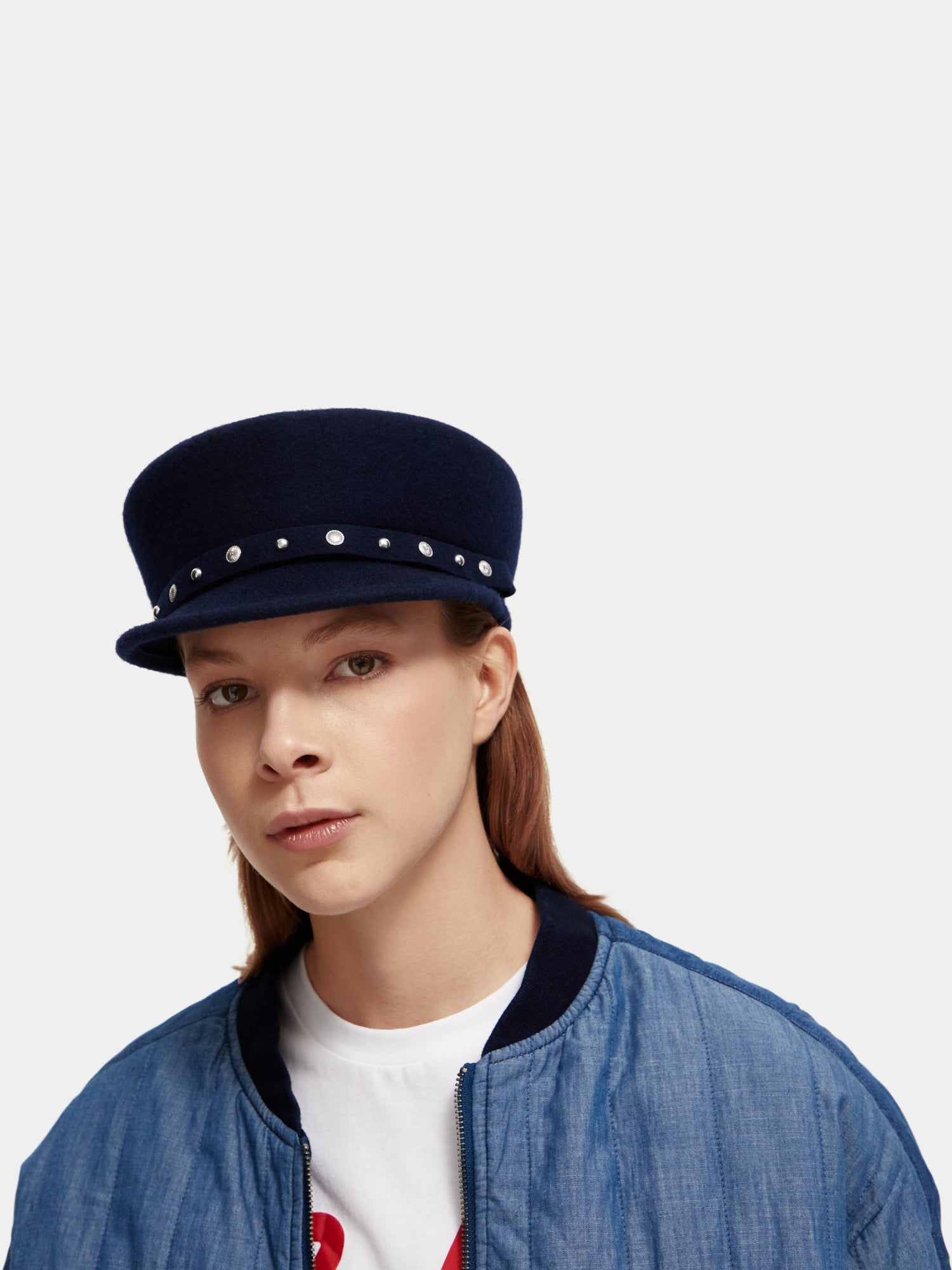 Wool baker boy hat - Scotch & Soda AU
