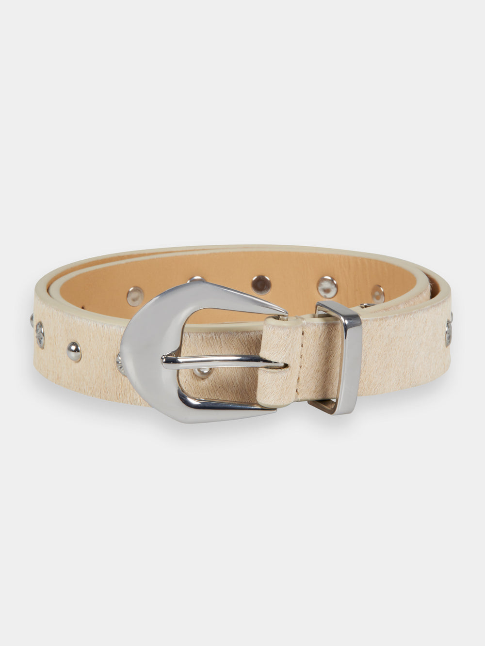 Studded leather belt - Scotch & Soda AU