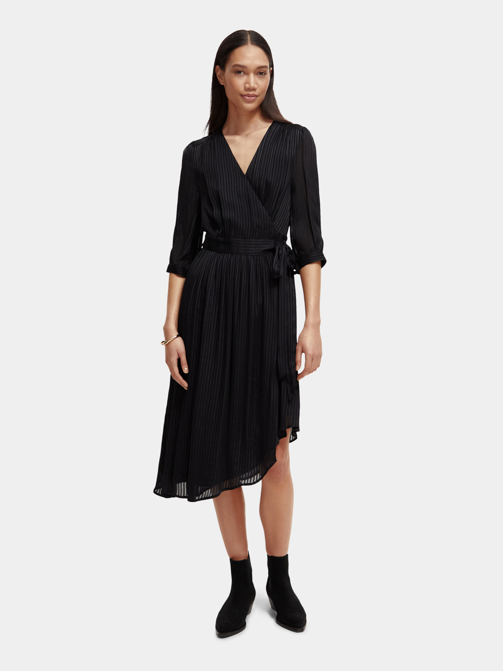 V-neck midi dress - Scotch & Soda AU