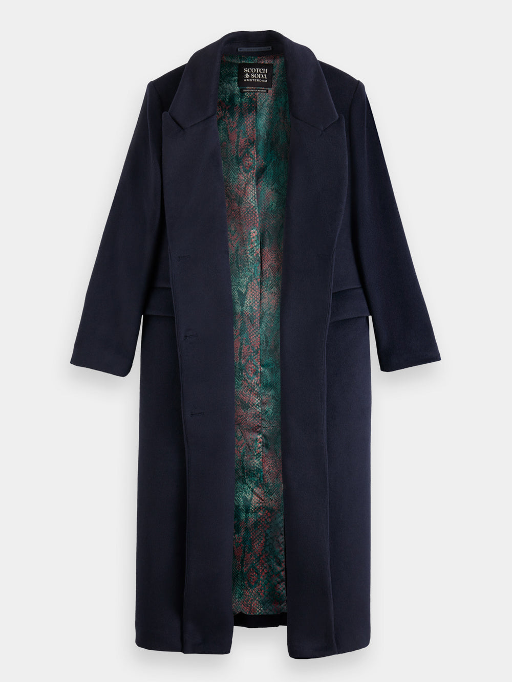 Double-breasted wool coat - Scotch & Soda AU