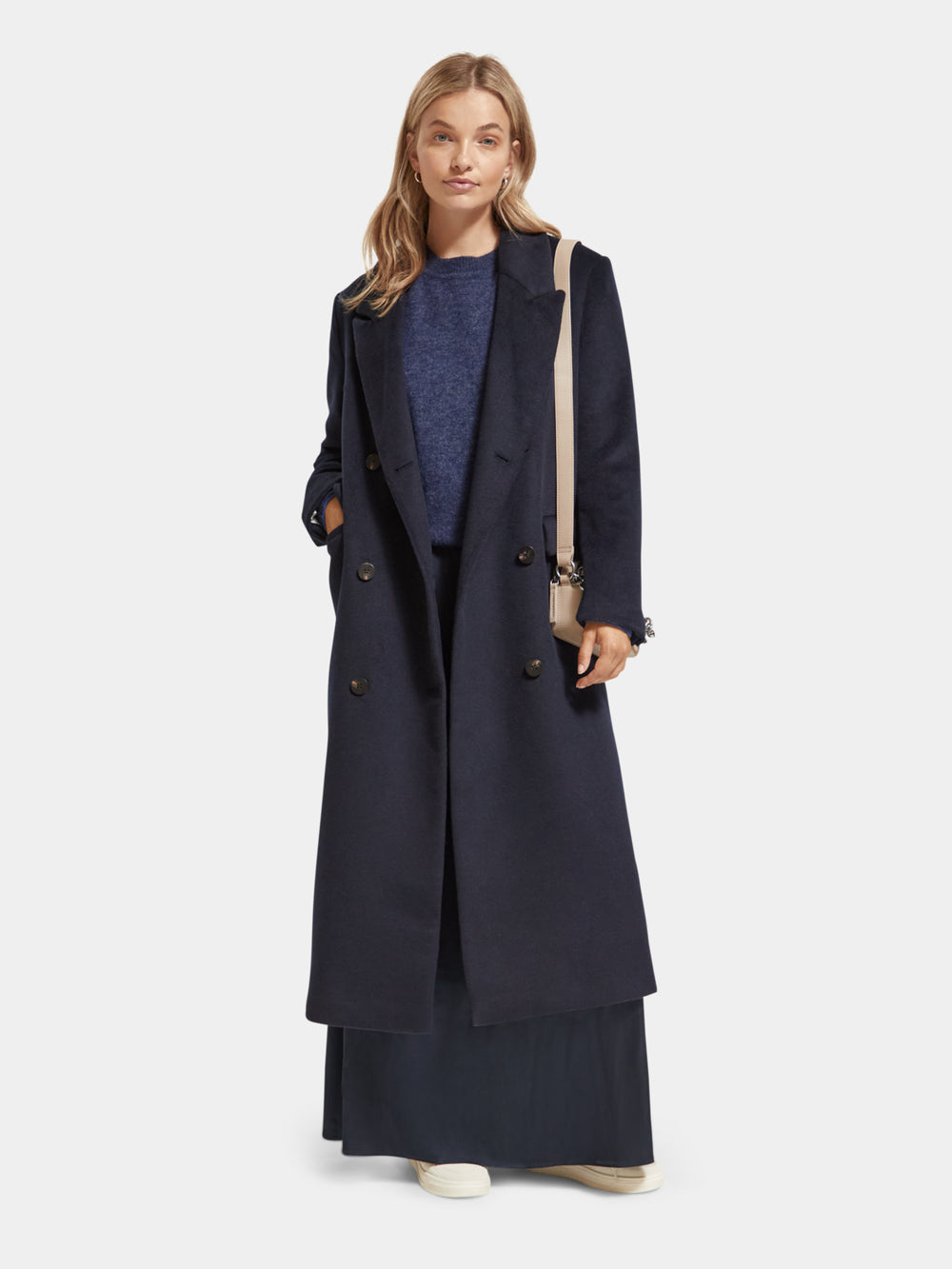 Double-breasted wool coat - Scotch & Soda AU