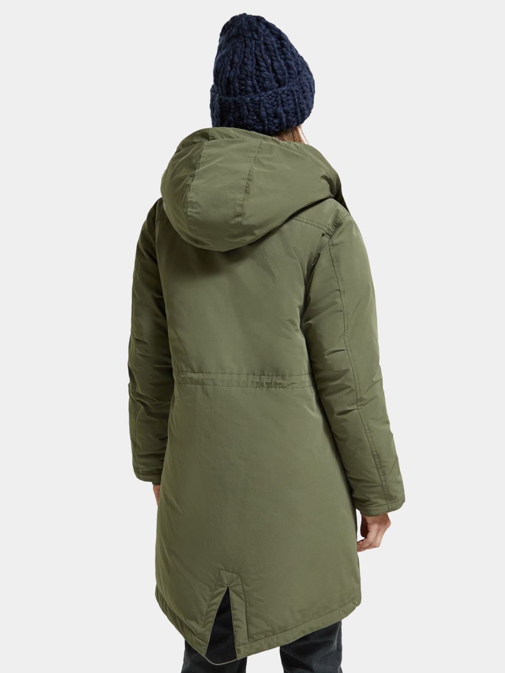 Water repellent mid-length parka - Scotch & Soda AU