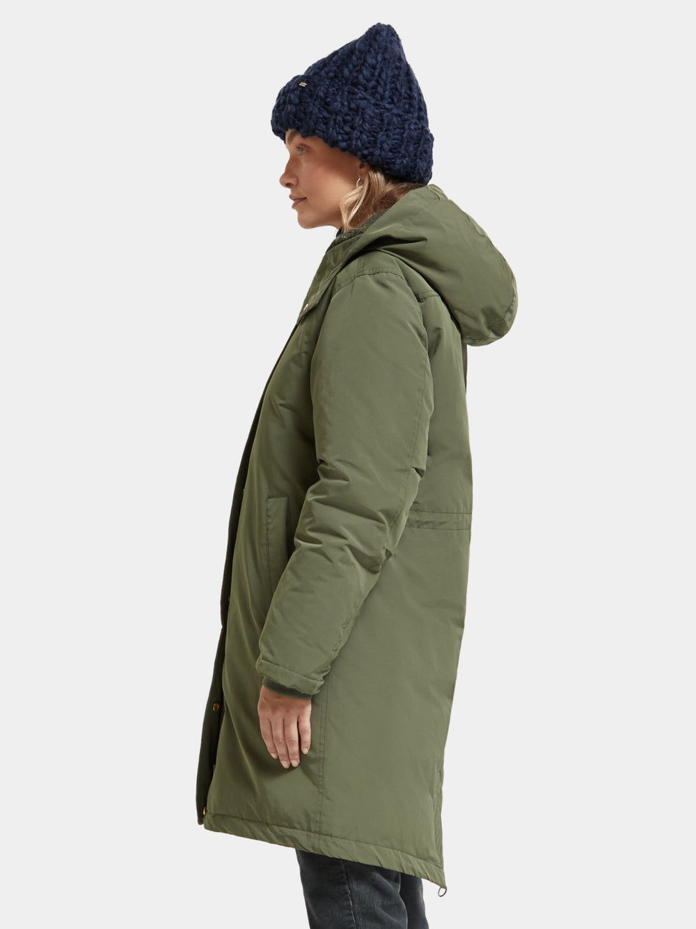 Water repellent mid-length parka - Scotch & Soda AU