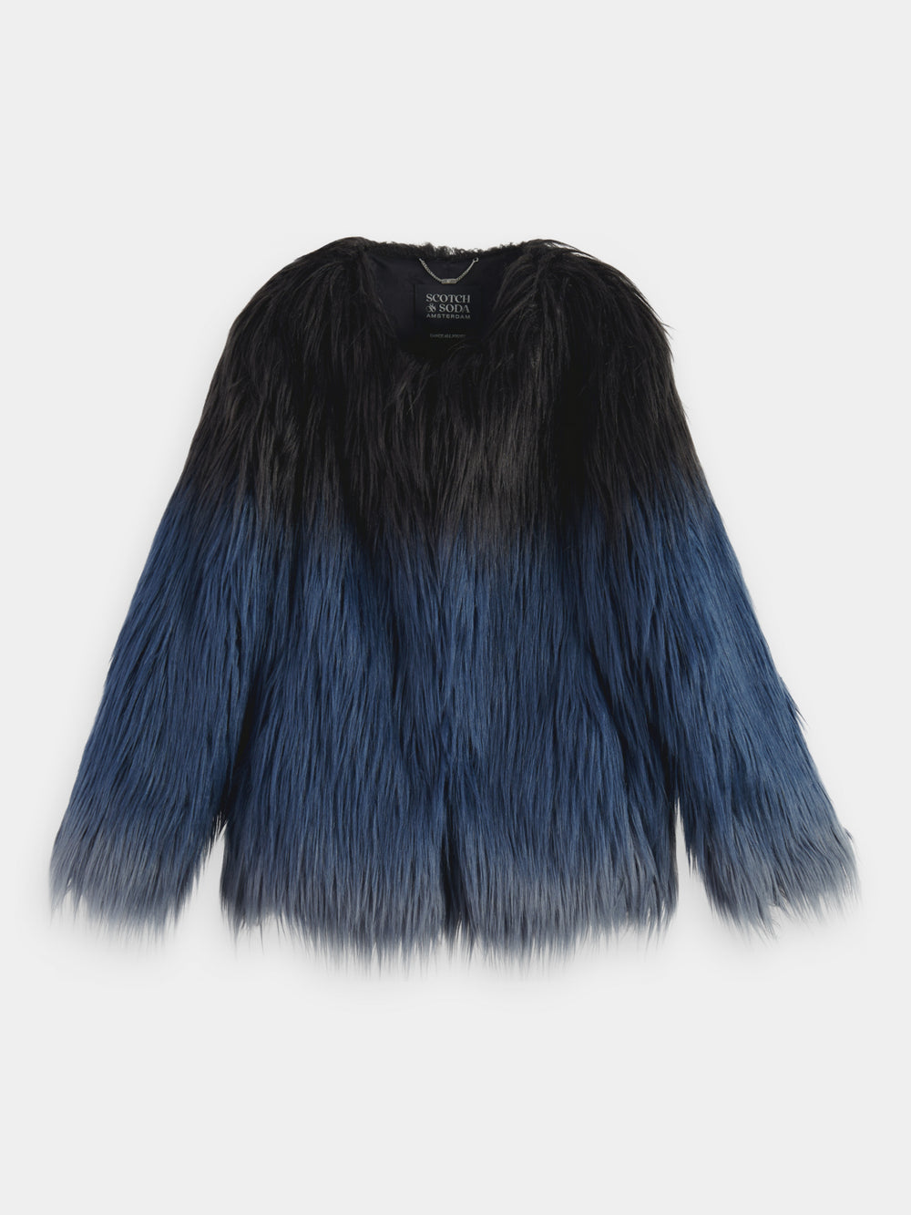 Gradient faux fur jacket - Scotch & Soda AU