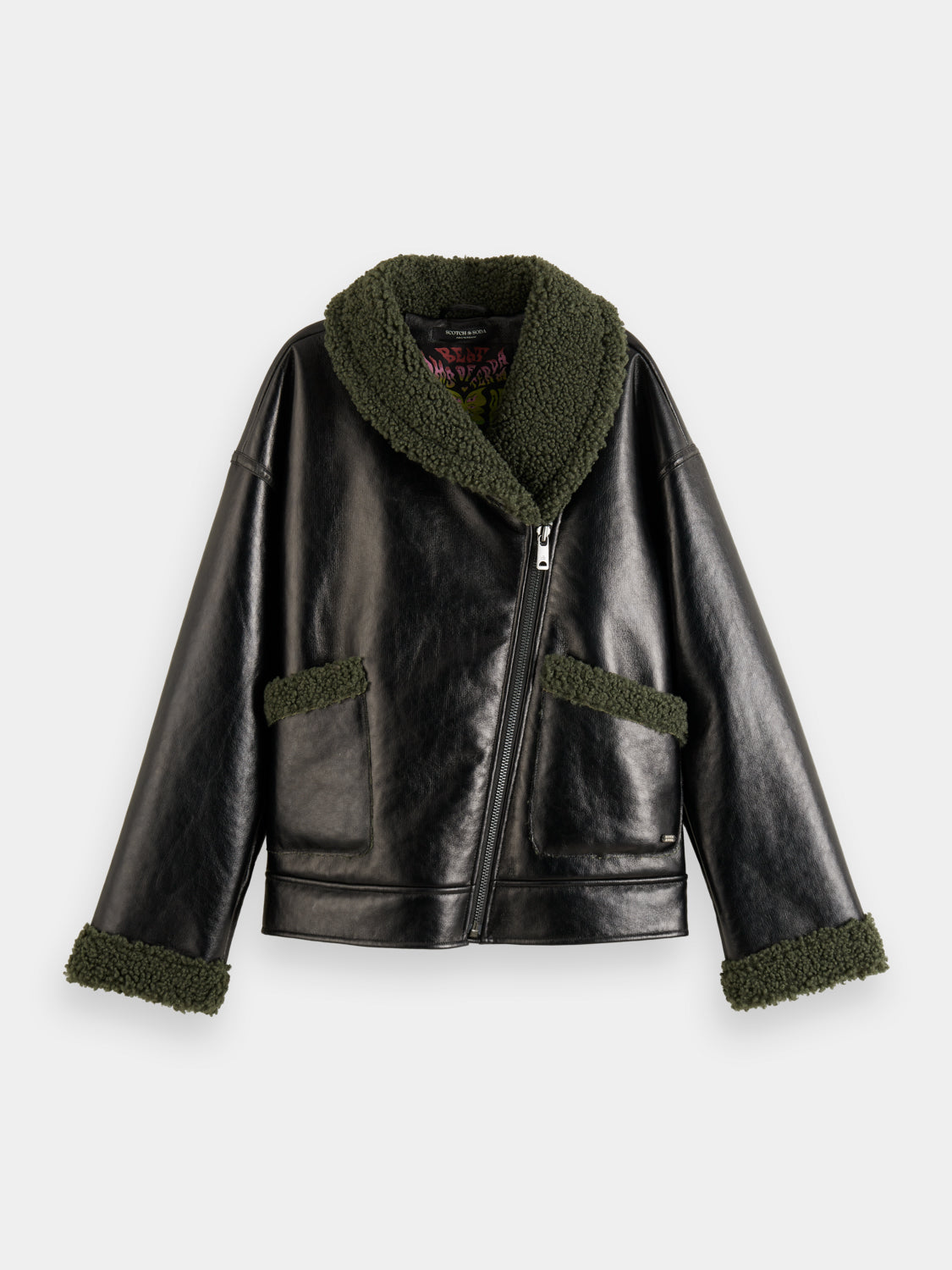 Faux shearling jacket - Scotch & Soda AU