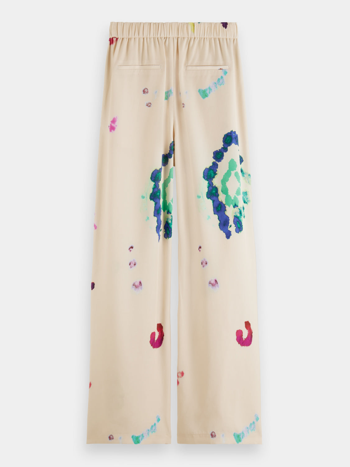 Eleni high-rise wide-leg printed pants - Scotch & Soda AU