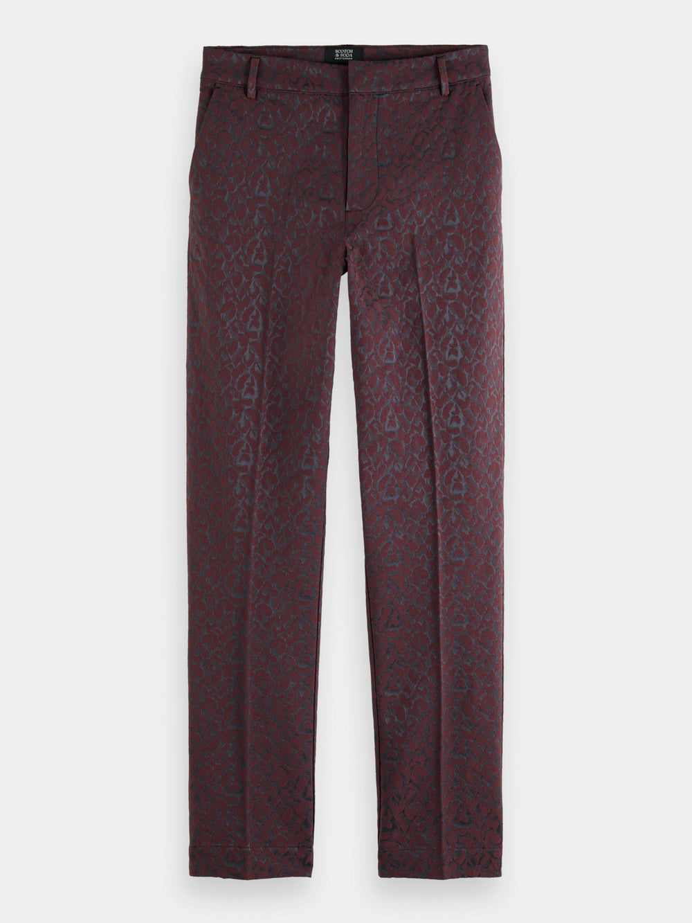 Lowry mid-rise slim-fit printed pants - Scotch & Soda AU