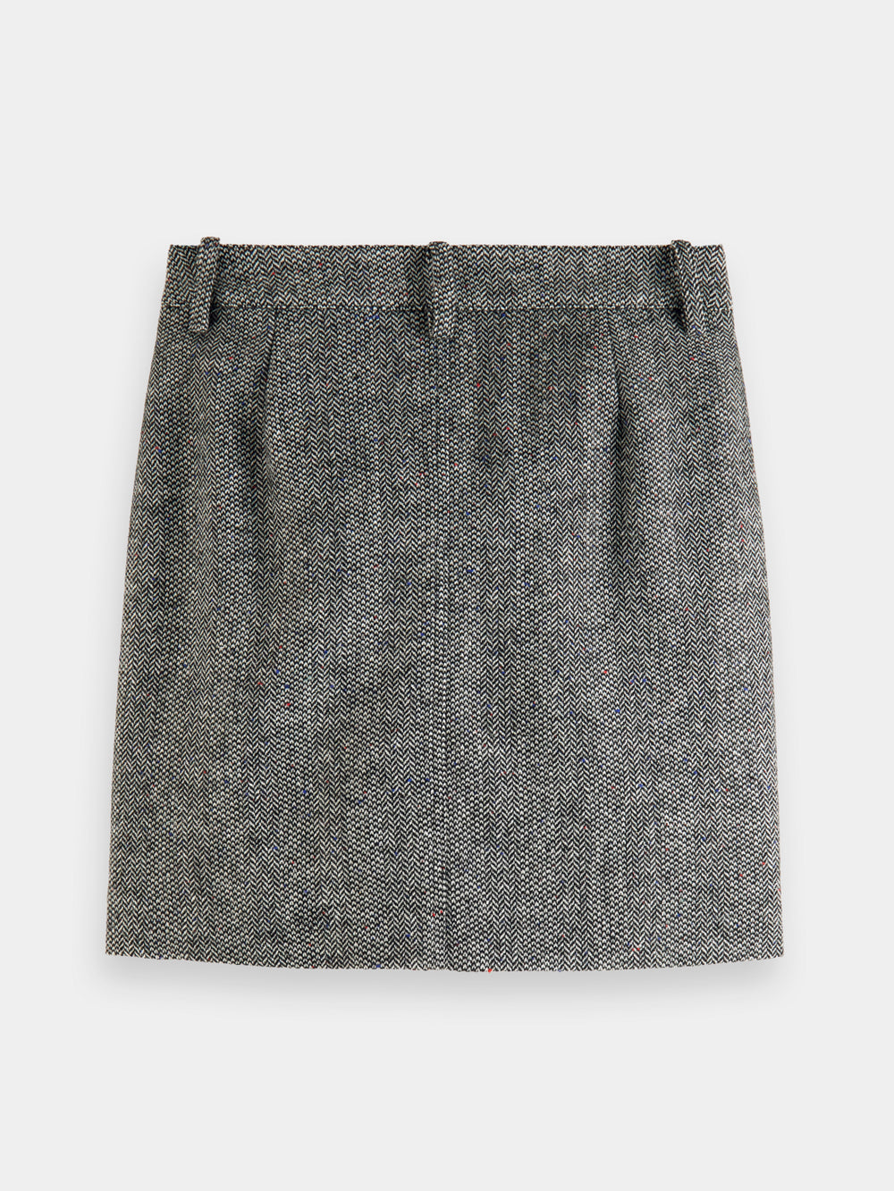 Herringbone high-rise mini skirt - Scotch & Soda AU