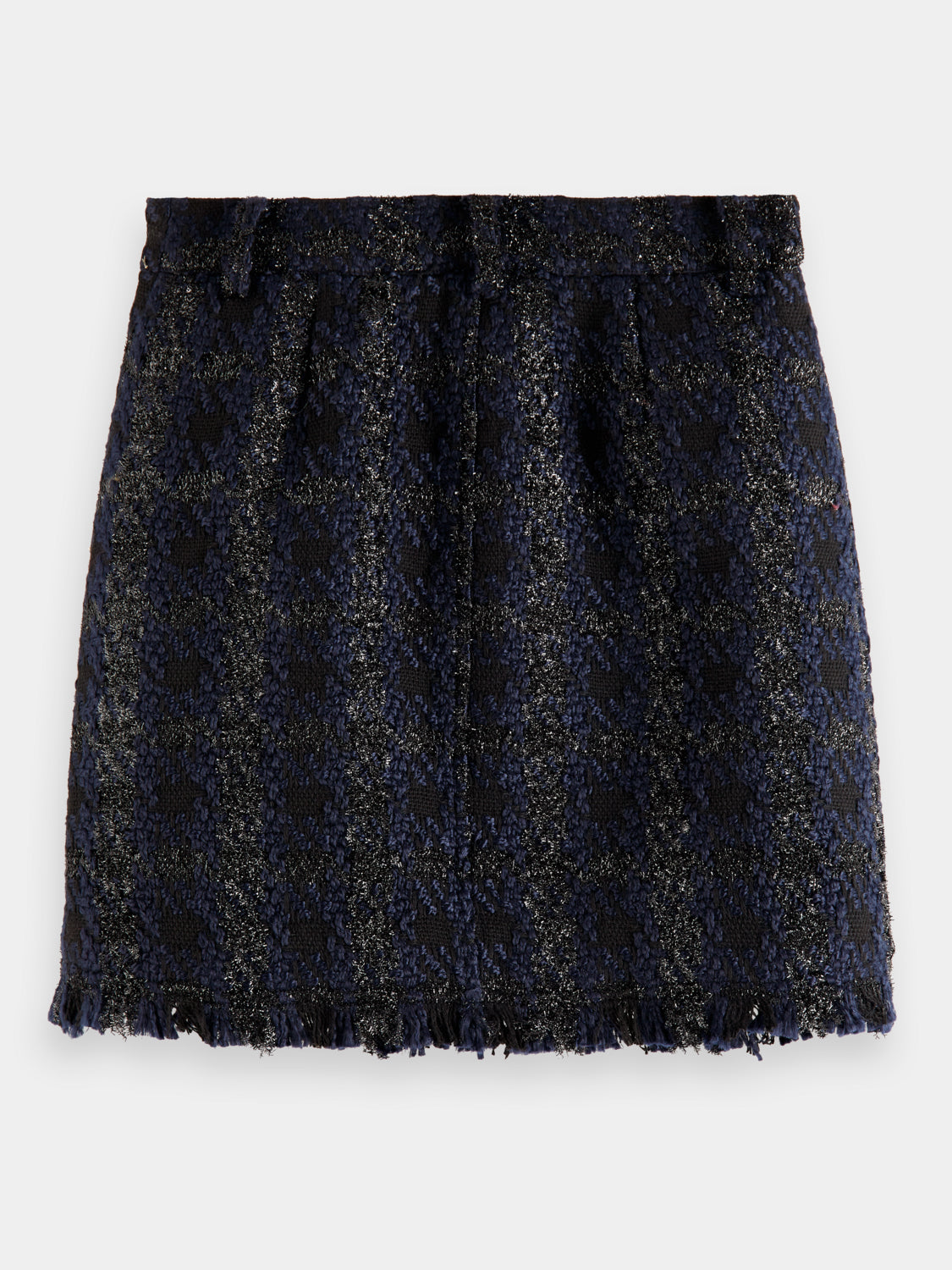 Boucle tweed check mini skirt - Scotch & Soda AU